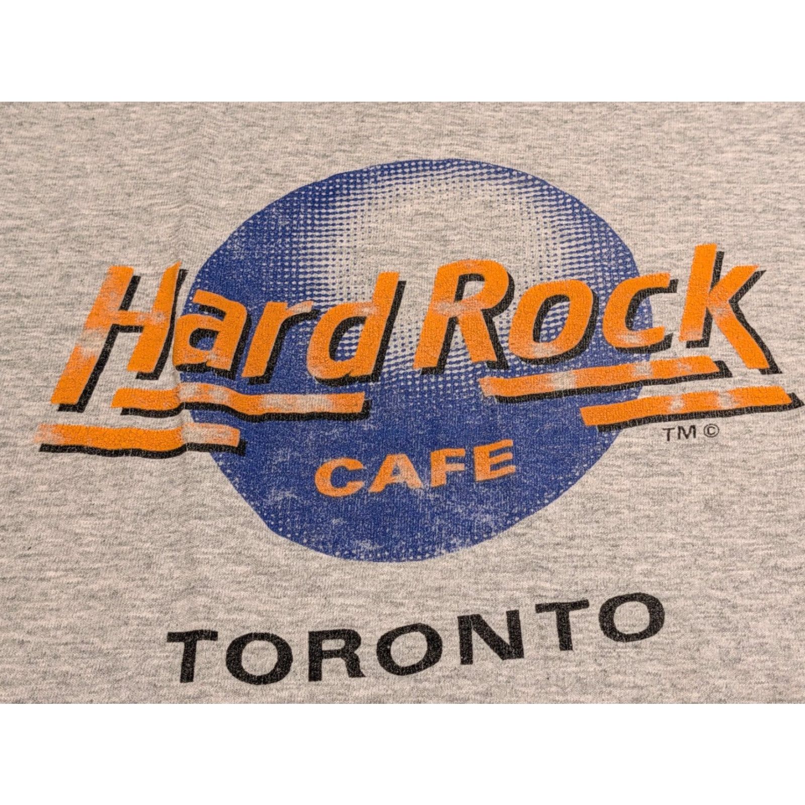 Vintage VINTAGE Hard Rock Cafe Toronto Tee Shirt - T-Shirt - Men - XL - Gray - Single Stitch - 80s 90s Rock Music USA - Concert/Bar Merch Size US XL / EU 56 / 4 - 3 Thumbnail