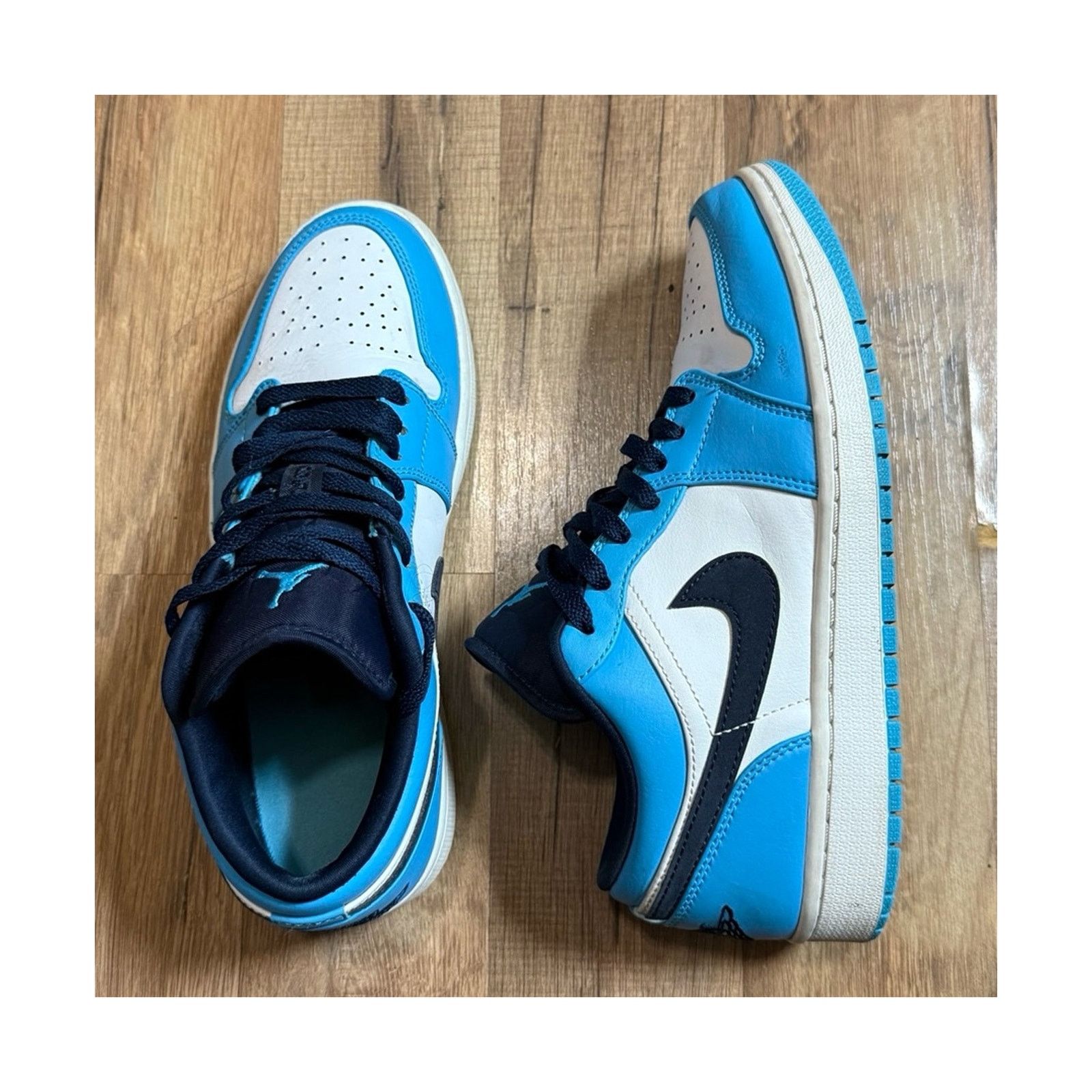 Jordan Brand Jordan 1 Low UNC Powder Blue Size US 8.5 / EU 41-42 - 1 Thumbnail