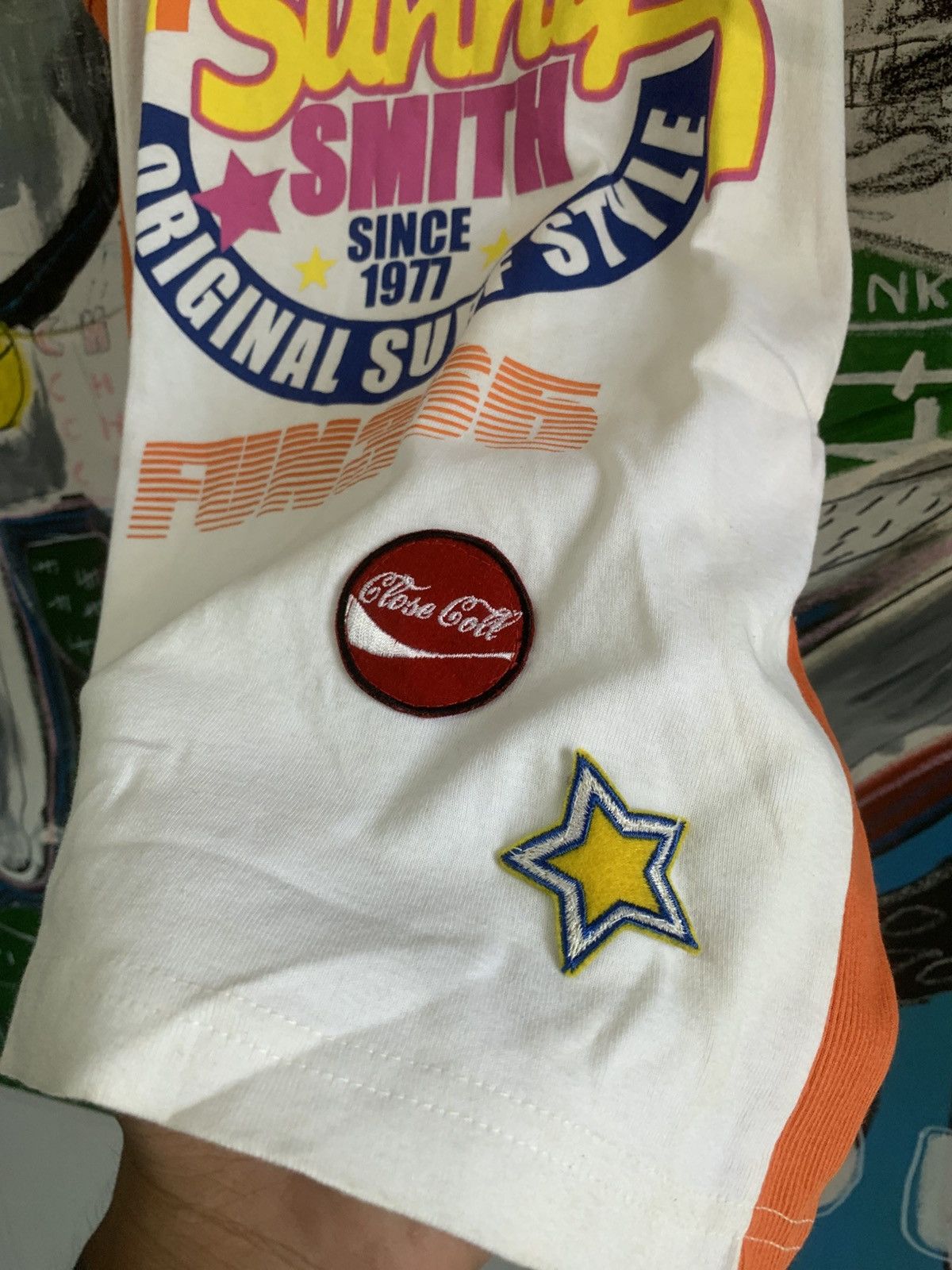 Japanese Brand Japanese Sunny Smith Poem Patch Surf Style Tanktop Tee Size US M / EU 48-50 / 2 - 5 Thumbnail