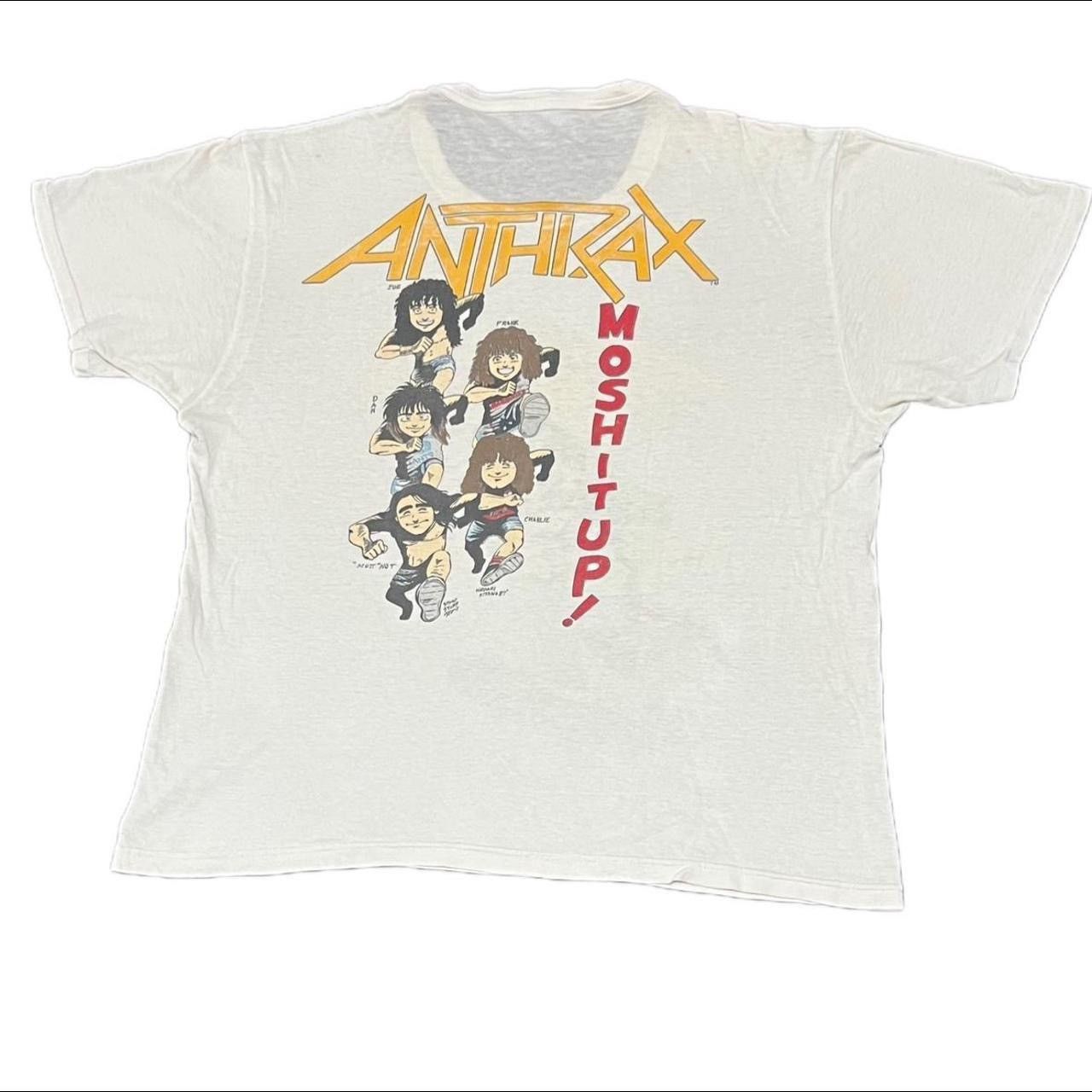 Vintage ANTHRAX 1987 Vintage T-Shirt Mosh It Up Size US M / EU 48-50 / 2 - 6 Thumbnail