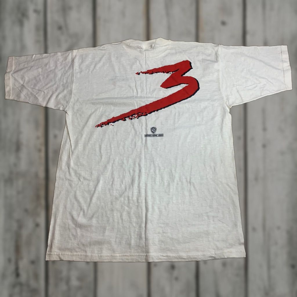 Vintage VINTAGE Lethal Weapon 3 Movie Promo Mega Top T Shirt Adult Large White 90s Mens Size US L / EU 52-54 / 3 - 1 Thumbnail