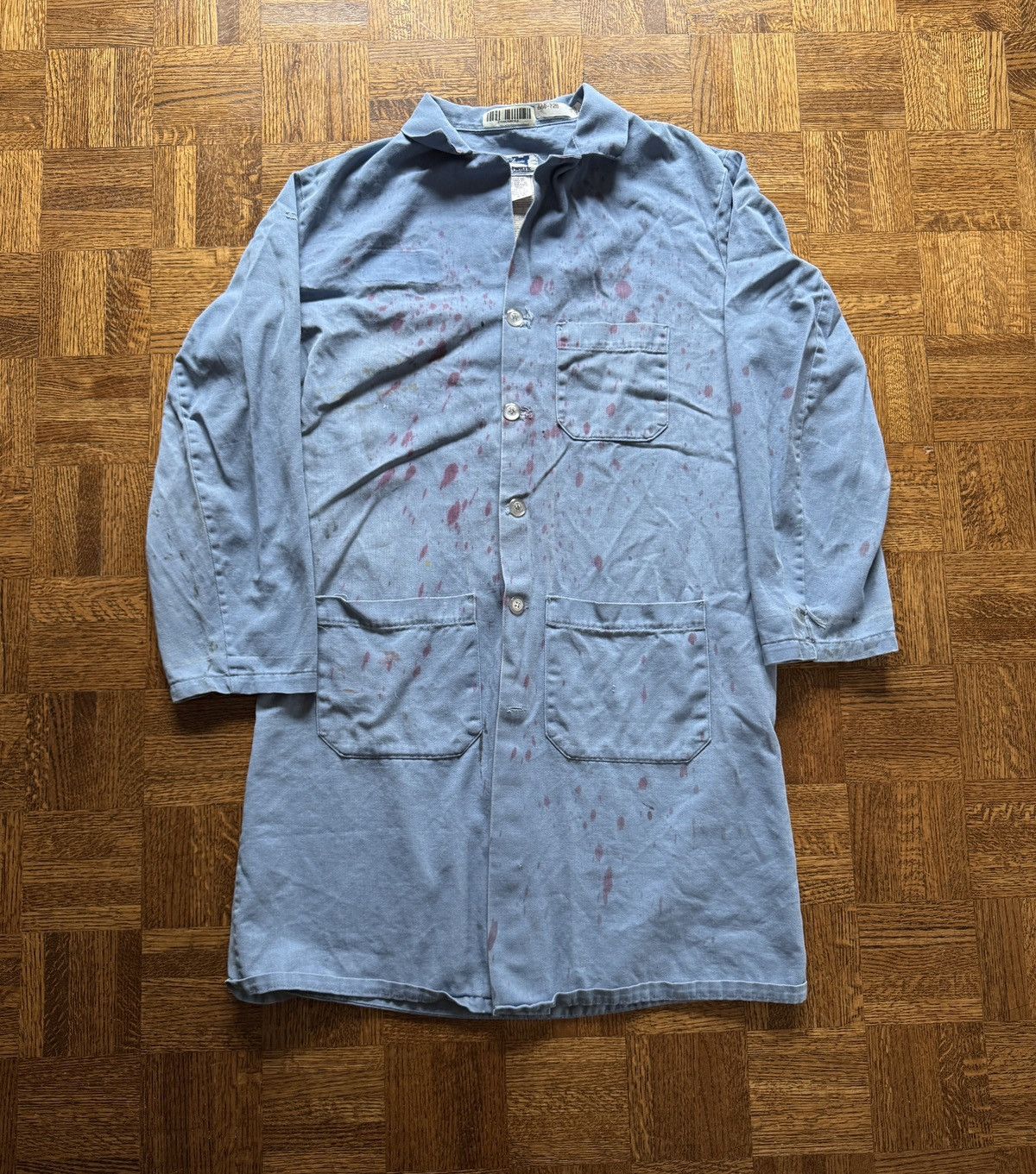 Vintage Vintage 90s Distressed Work Shop Coat Jacket Size US M / EU 48-50 / 2 - 1 Thumbnail
