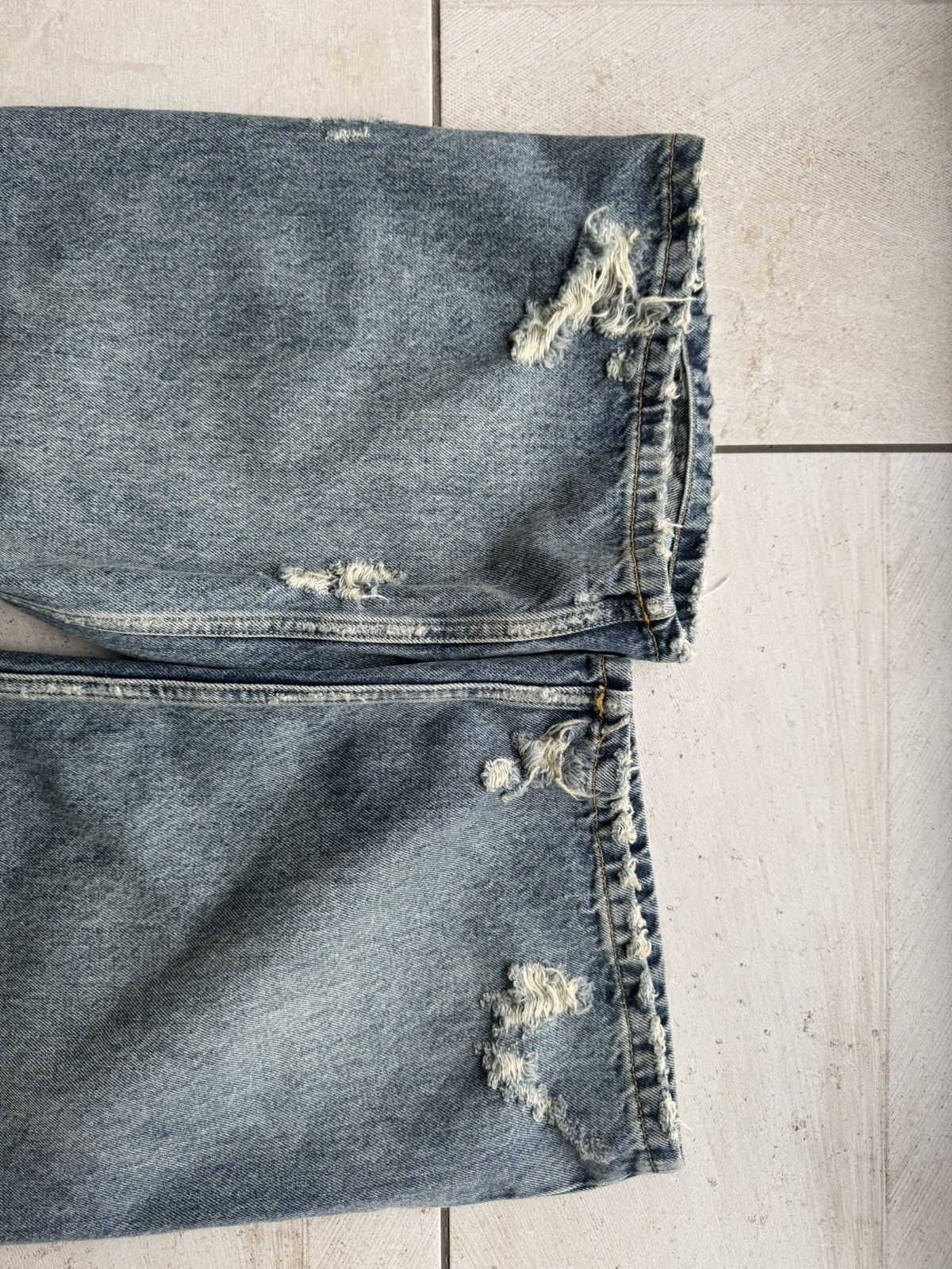 Balenciaga Balenciaga Super Destroyed Denim Size US 32 / EU 48 - 6 Thumbnail