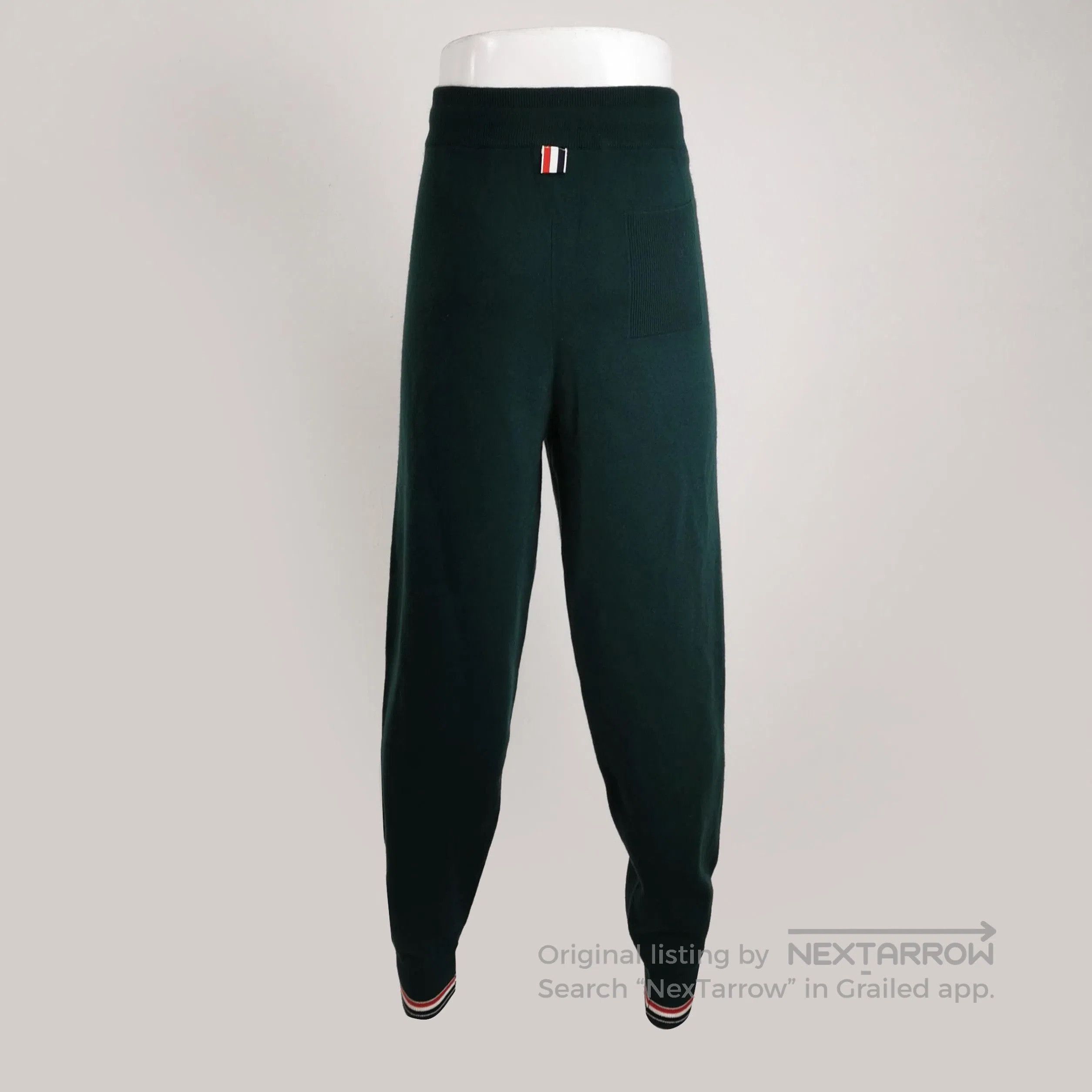Thom Browne Thom Browne Cashmere Contrast Stripe XXL Pants. Size US 40 / EU 56 - 1 Thumbnail