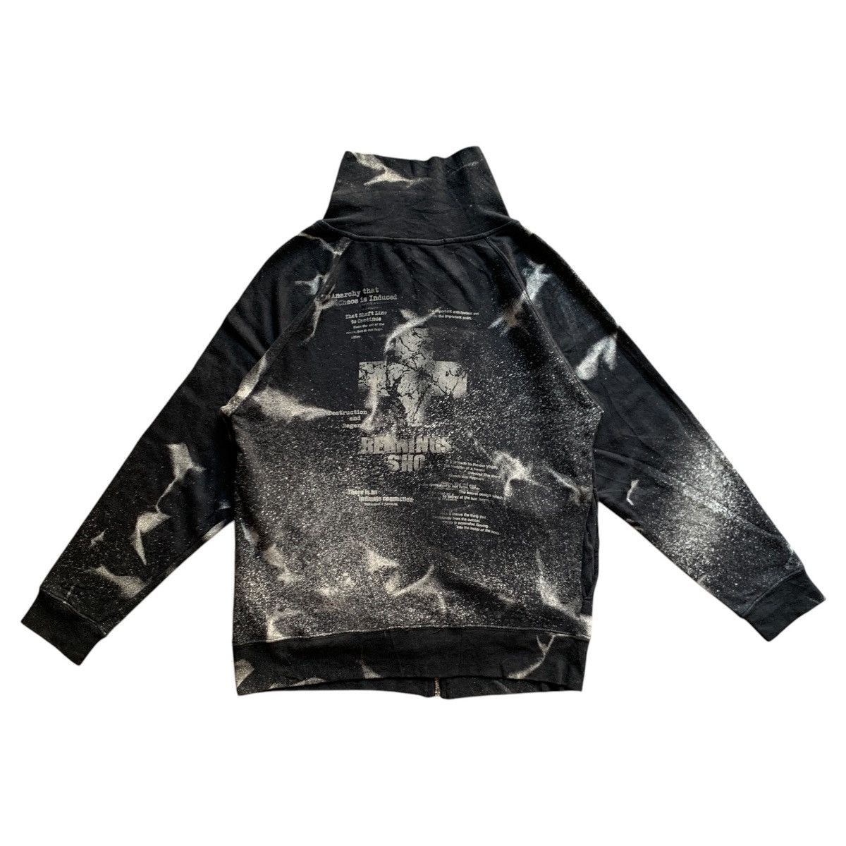 If Six Was Nine × Japanese Brand × Le Grande Bleu (L.G.B.) BERNINGS SHO Anarchy Chaos Punk Jacket Size US M / EU 48-50 / 2 - 2 Thumbnail