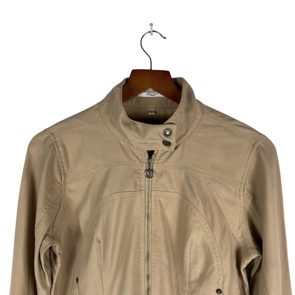 Christian Dior Monsieur × Vintage Vintage Christian Dior Women Zipper Jacket Size L / US 10 / IT 46 - 2 Thumbnail