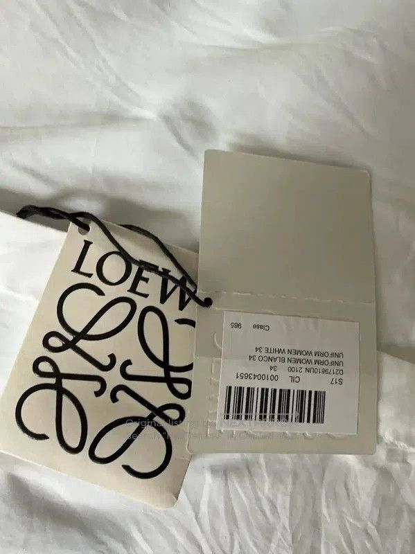 Loewe Loewe White Cotton Women's Shirt . Size XS / US 0-2 / IT 36-38 - 7 Thumbnail