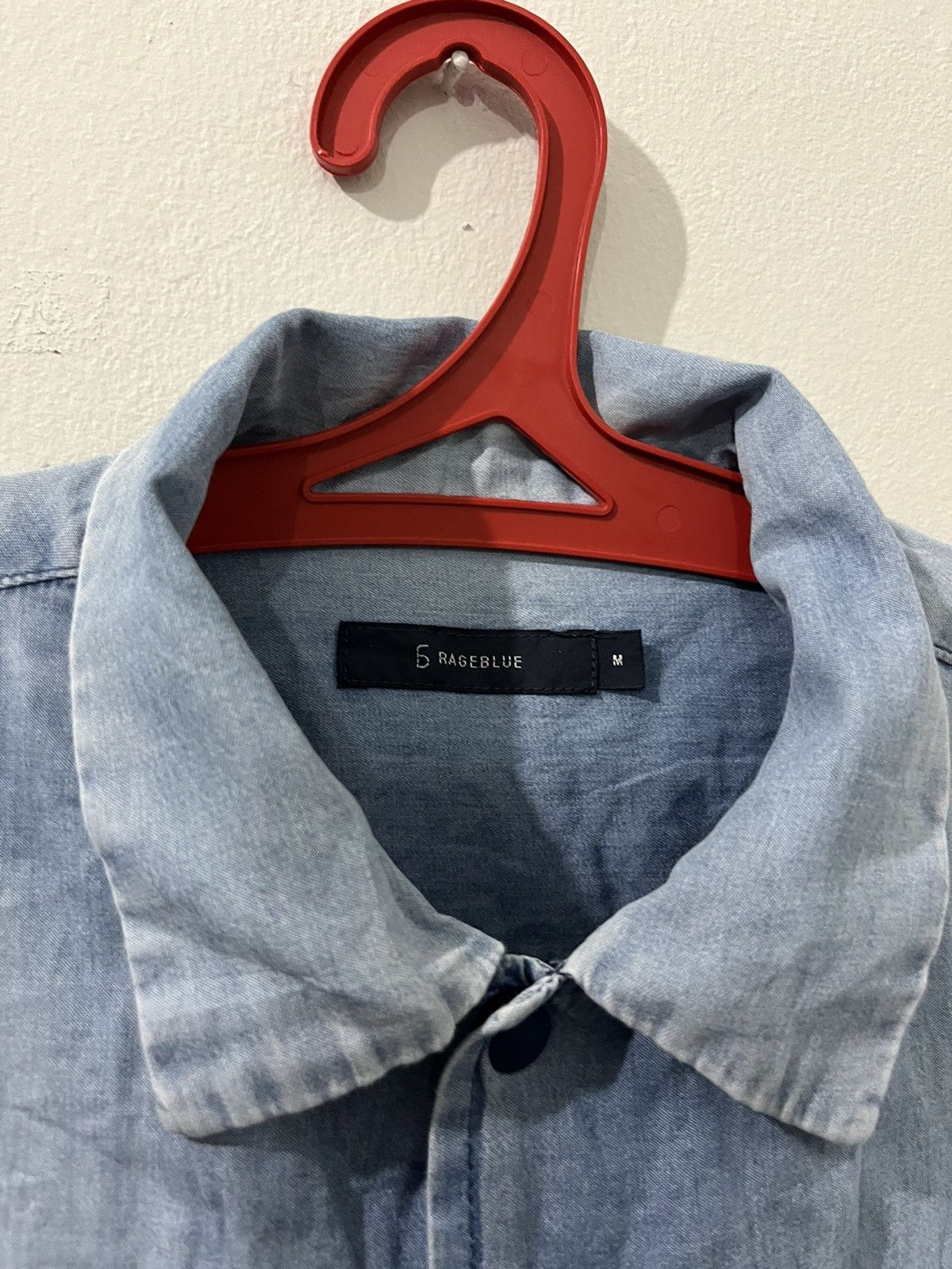 RAGEBLUE Rageblue Button Ups Twin Pockets Short Sleeves Soft Cotton Size US M / EU 48-50 / 2 - 5 Thumbnail