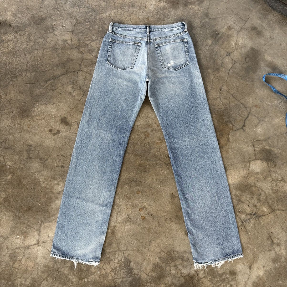 Japanese Brand W30x32 Vintage Japanese Faded Blue Ripped Denim Jean Size US 30 / EU 46 - 9 Thumbnail