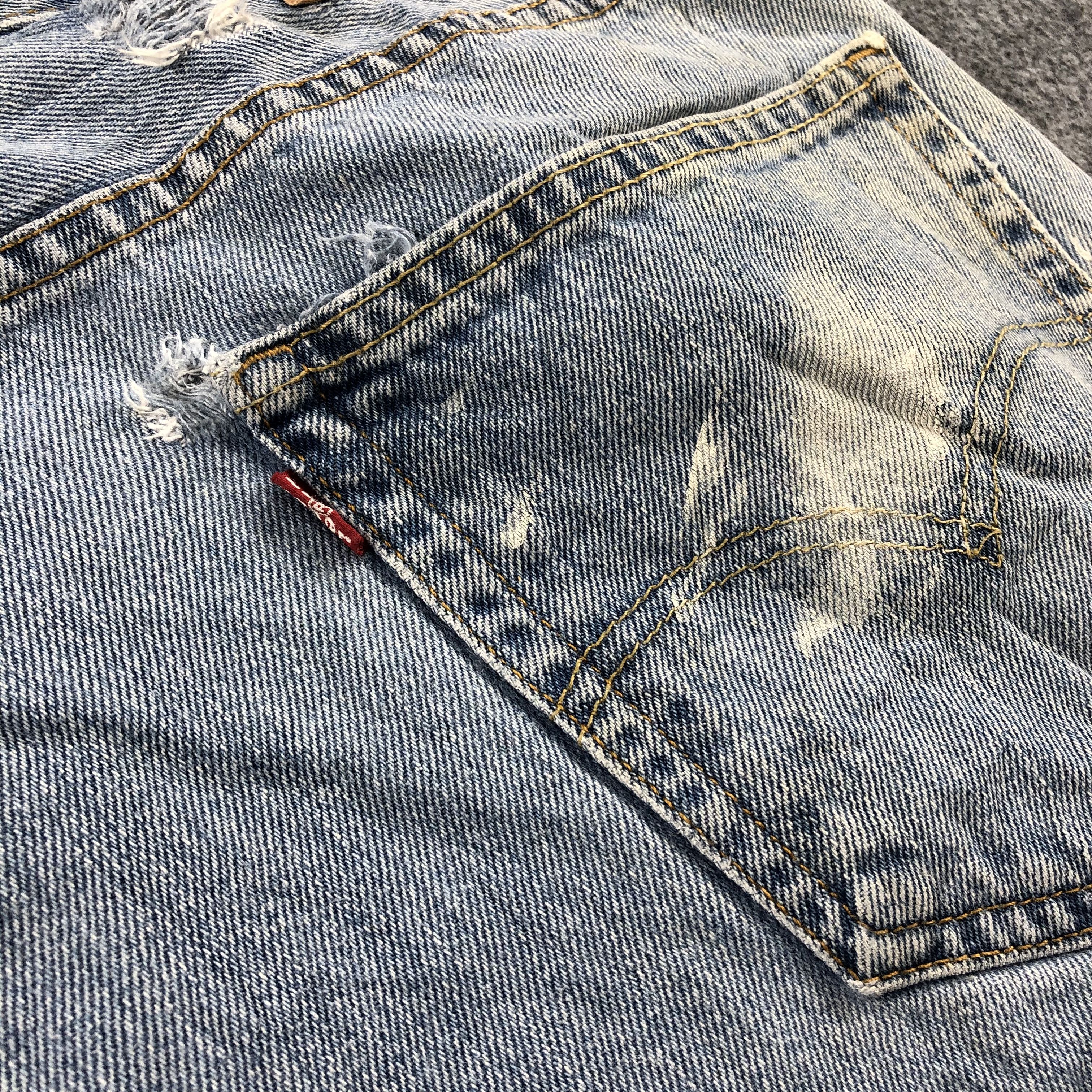 Levi's Vintage Blue Wash Levis 550 Jeans-J2633 Size US 40 / EU 56 - 10 Thumbnail