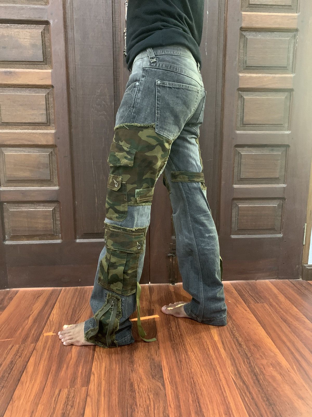If Six Was Nine × Nicole Club 💥Rare💥Nicole Club For Men Cargo Jeans Size US 32 / EU 48 - 13 Thumbnail