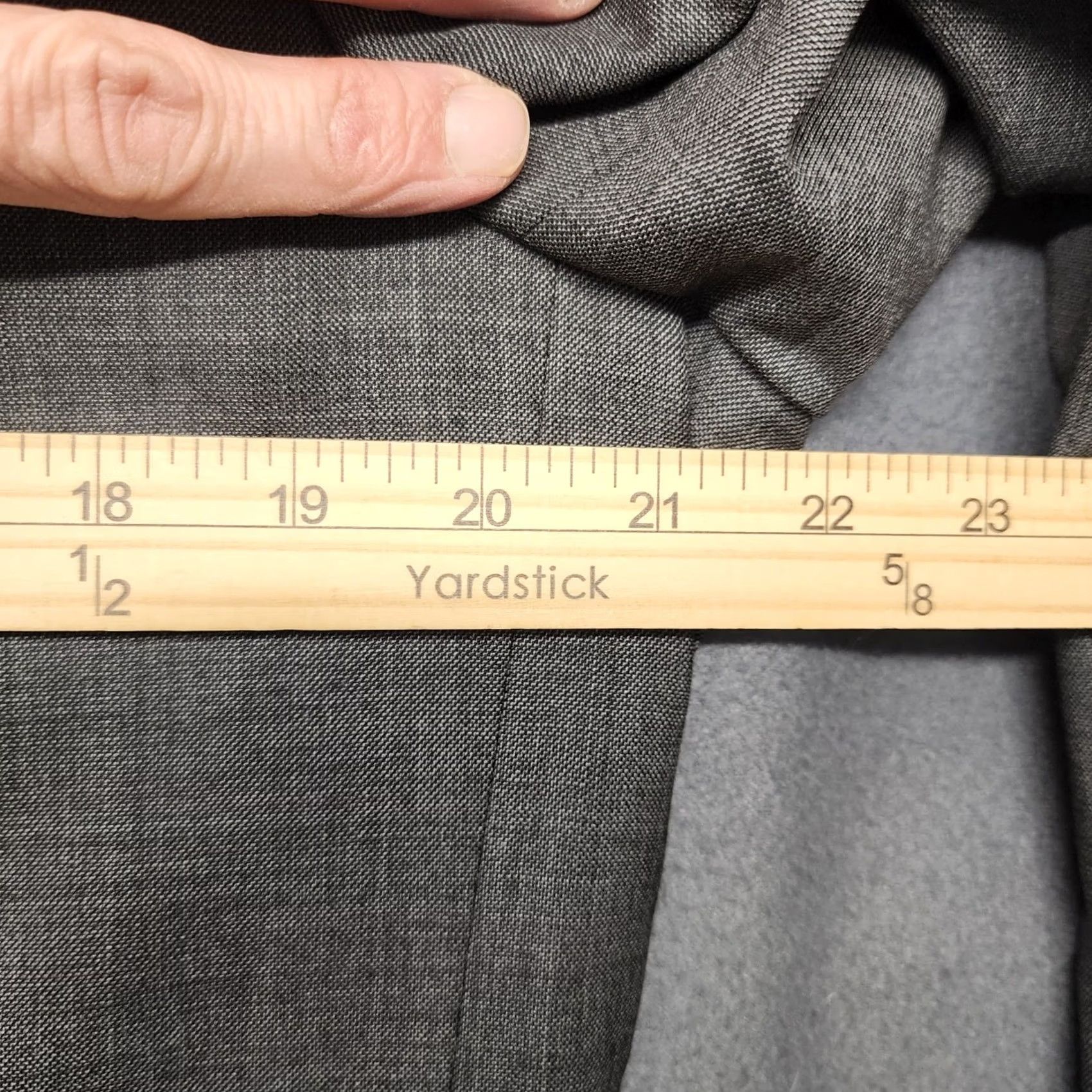 Ralph Lauren Ralph Lauren Sport Coat Jacket Blazer Mens 42 Long Grey Wool Size 42R - 6 Thumbnail