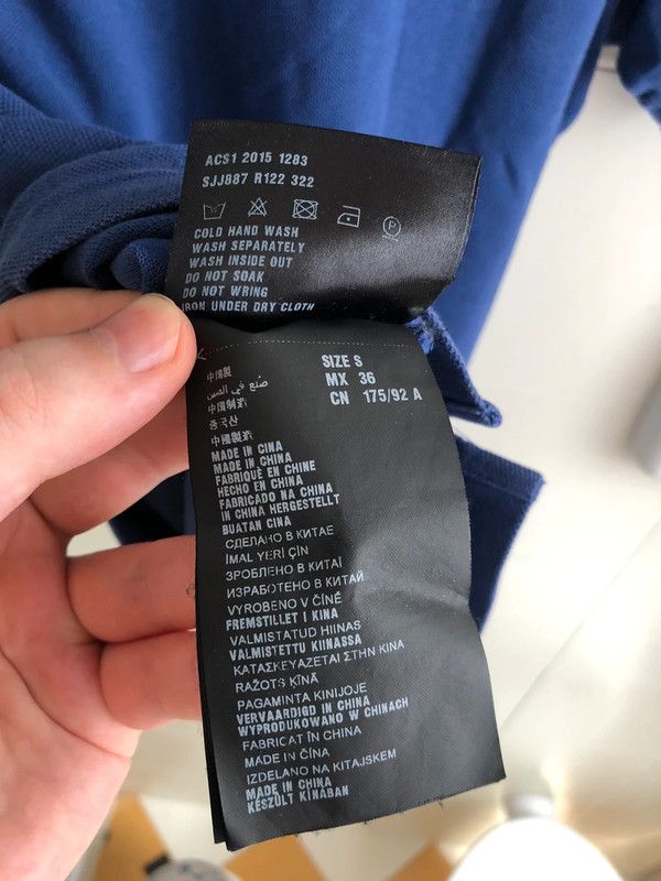 Prada Prada Men’s Polo Blue Small Size US S / EU 44-46 / 1 - 4 Thumbnail