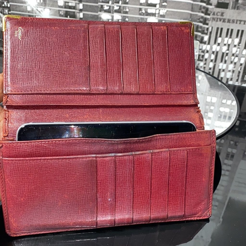Cartier Authentic Cartier Leather Wallet Size ONE SIZE - 5 Thumbnail
