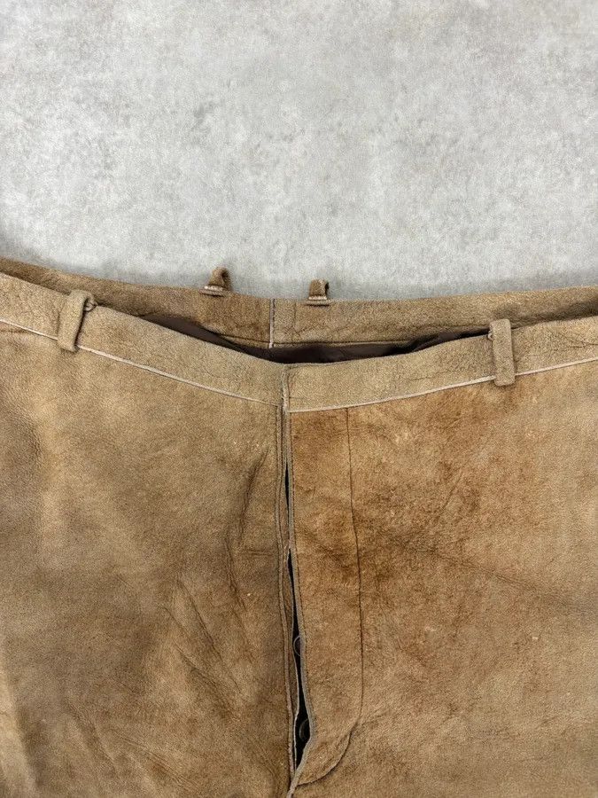 Jil Sander Jil Sander Brown Leather Classy Pants Size US 32 / EU 48 - 5 Thumbnail