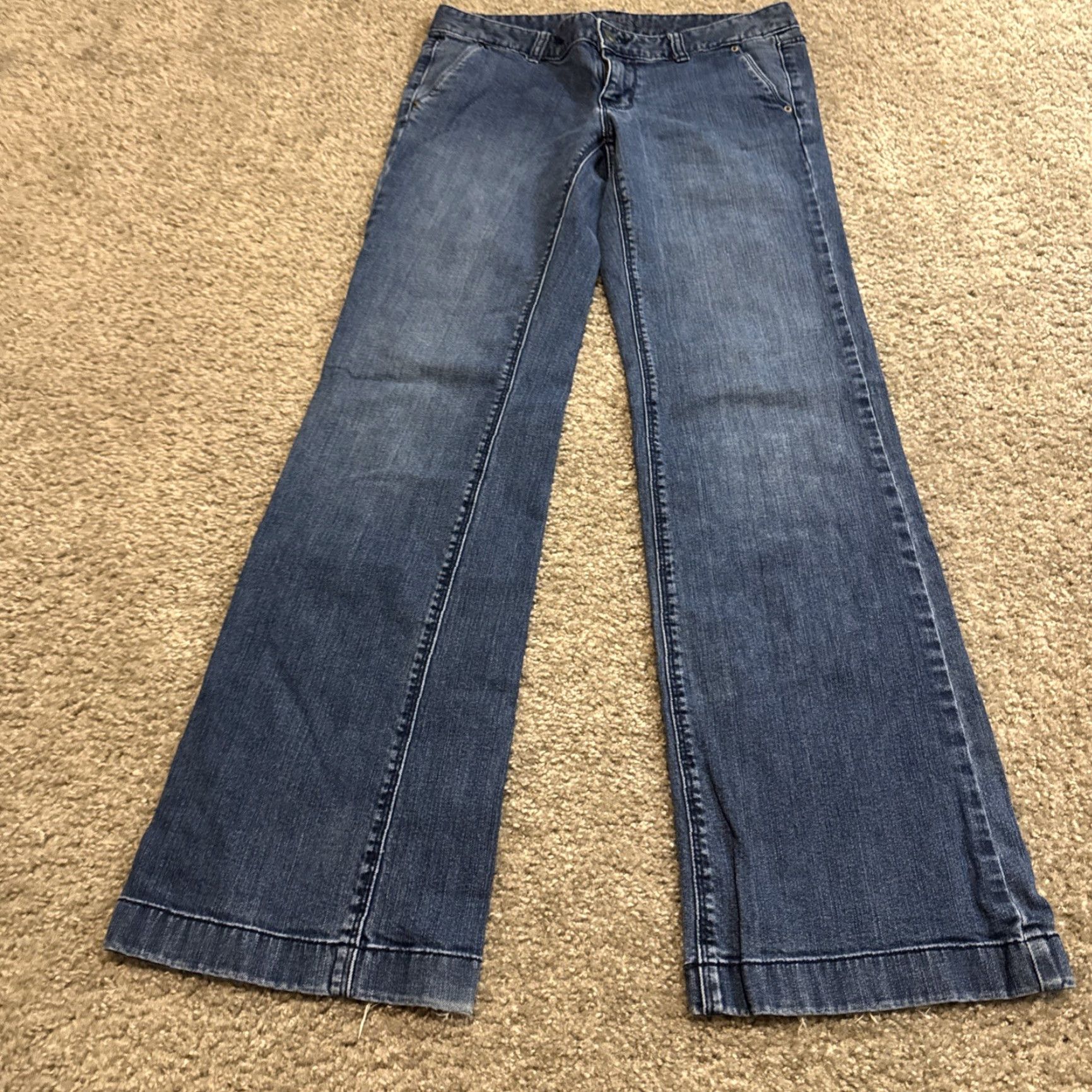 Mossimo Mossimo Denim Jeans Women Flare Boot Cut Low Rise 6 Blue Size 28" / US 6 / IT 42 - 5 Thumbnail