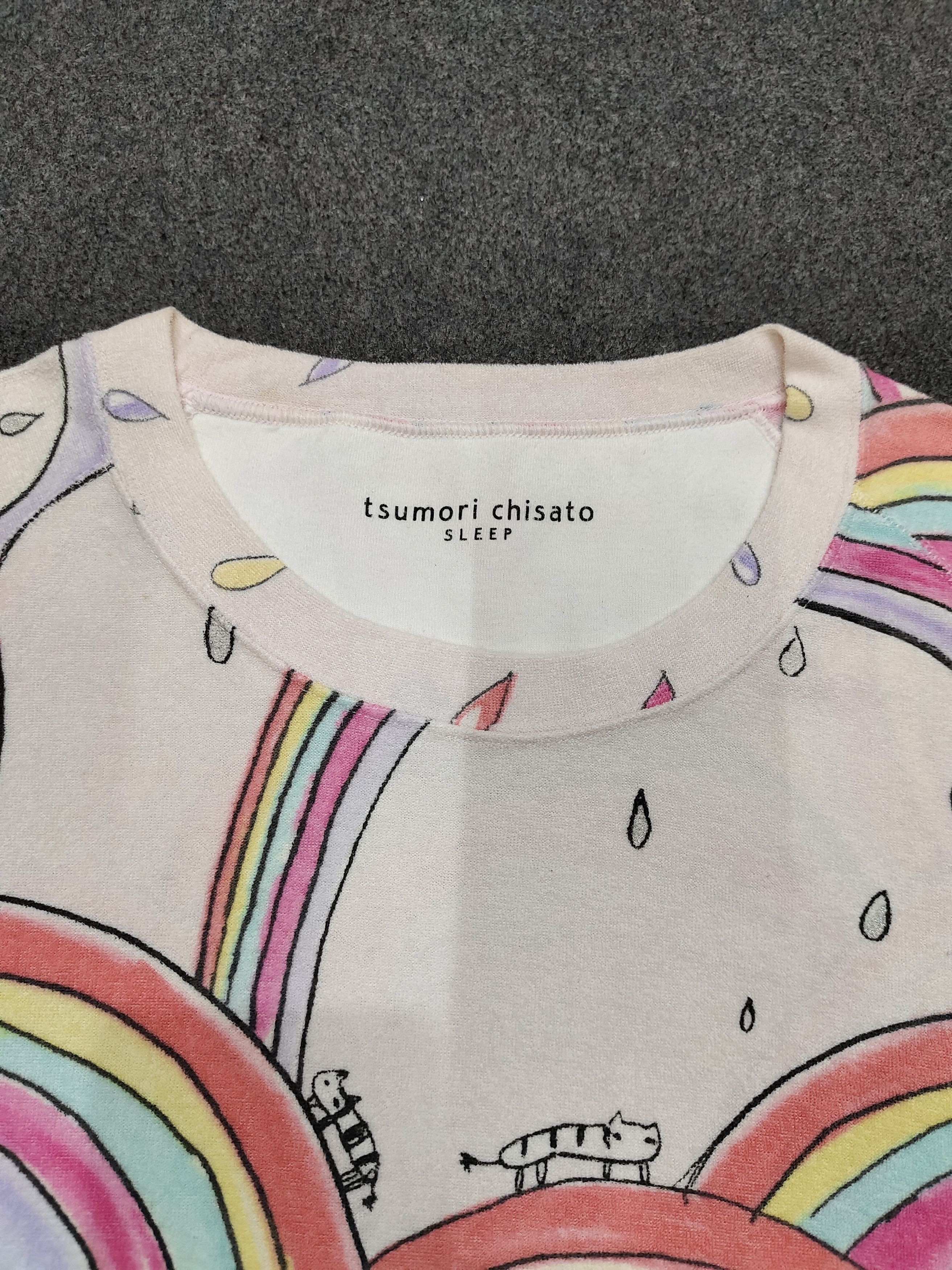 Tsumori Chisato 🇯🇵 Tsumori Chisato 🇯🇵 Rainbow Art Tshirt Size L / US 10 / IT 46 - 7 Thumbnail