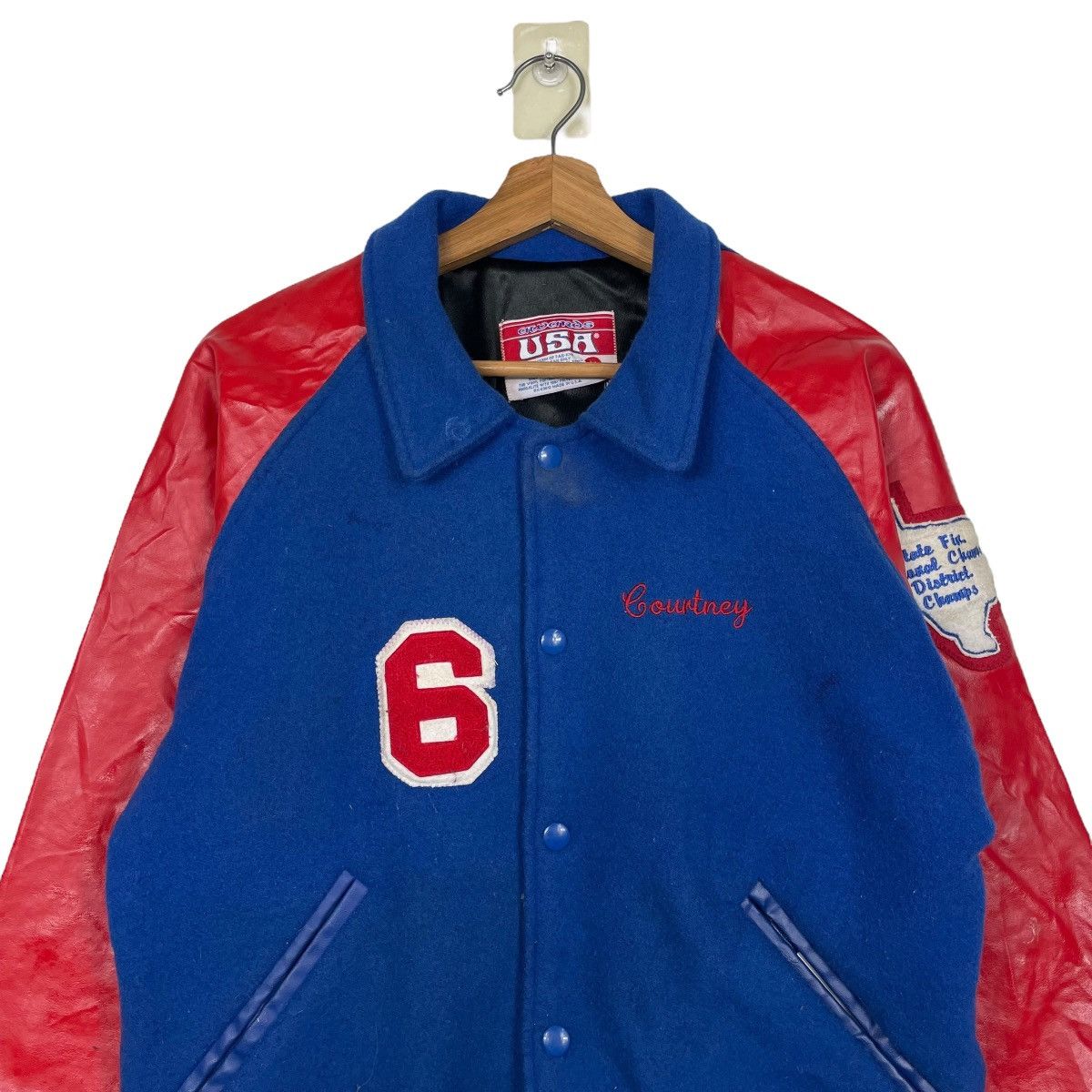 Other Vintage Awards USA Mall District Champion Varsity Jacket Size US M / EU 48-50 / 2 - 2 Thumbnail