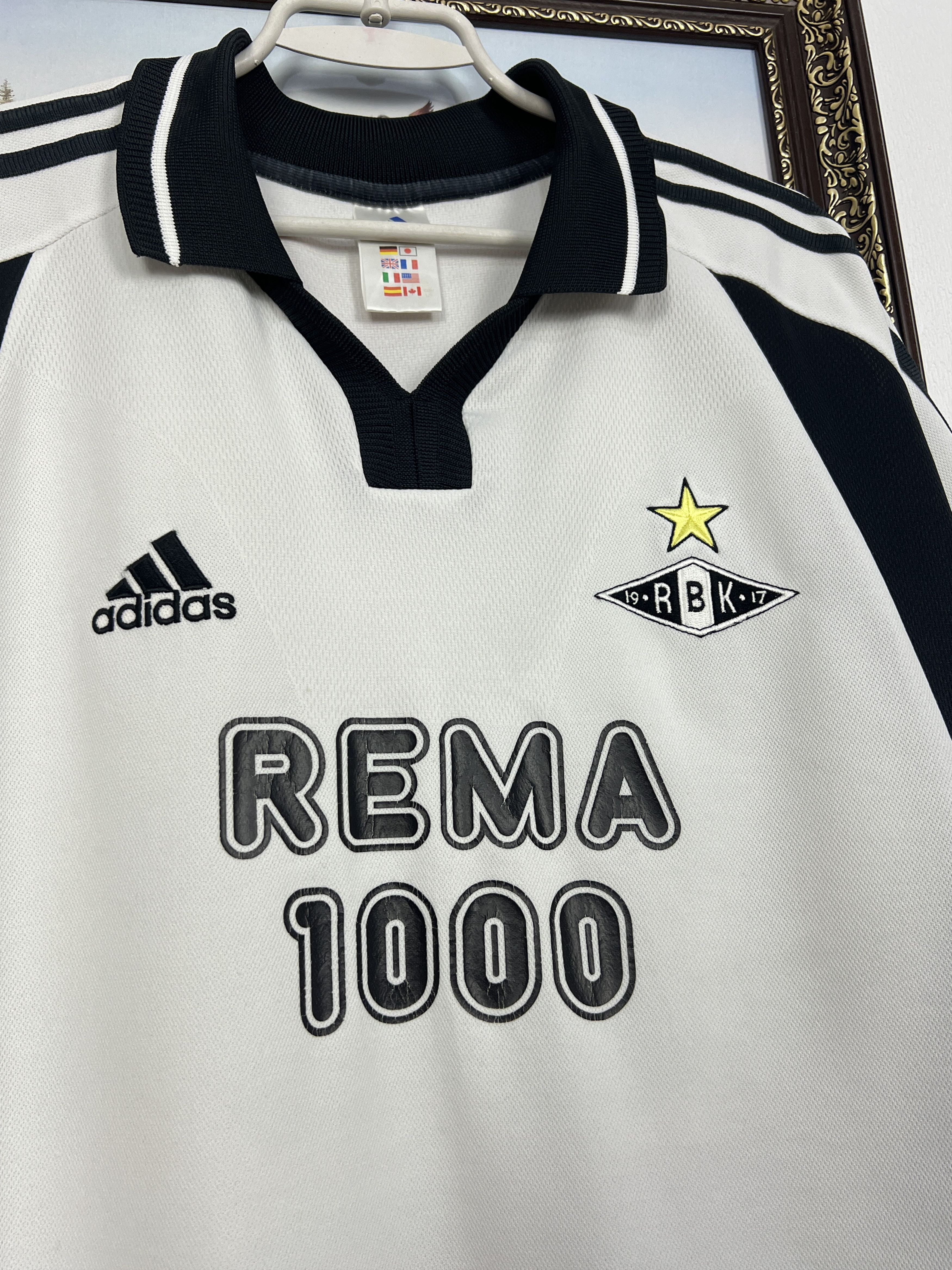 Adidas Rosenborg Home football shirt Soccer #10 Champions Jersey Size US XL / EU 56 / 4 - 3 Thumbnail