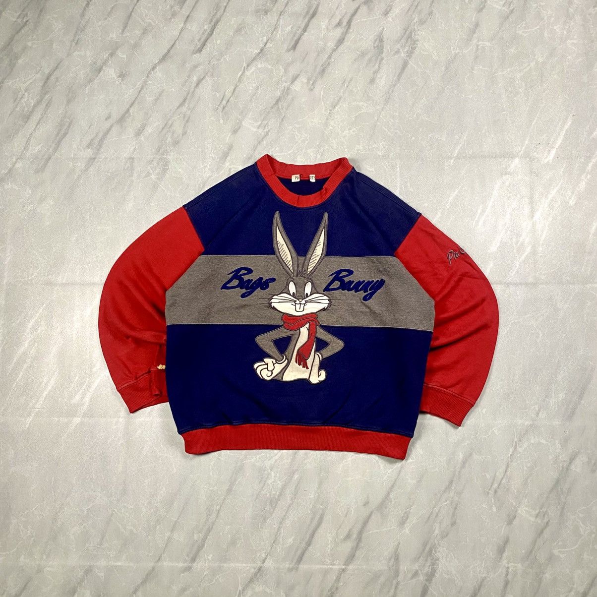 Cartoon Network Vintage 90s Pia Sport Bugs Bunny Distressed Crewneck Size US L / EU 52-54 / 3 - 1 Thumbnail