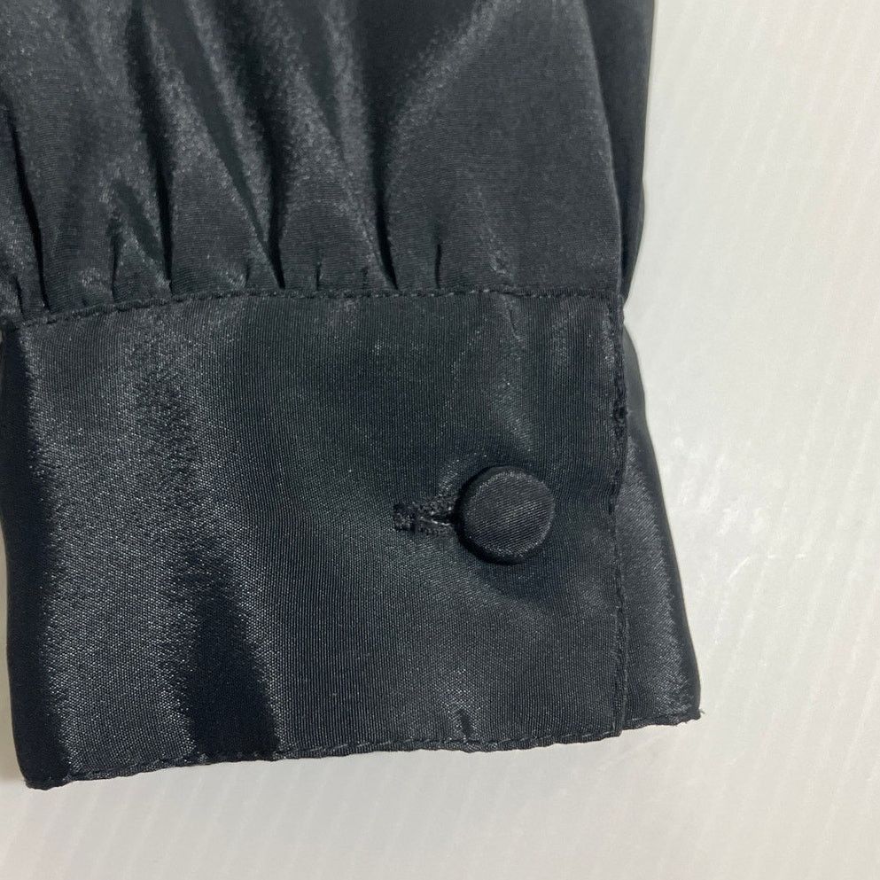Other Liquid Silk Peters & Ashley Vintage Black Women Blouse 8 Size M / US 6-8 / IT 42-44 - 9 Thumbnail
