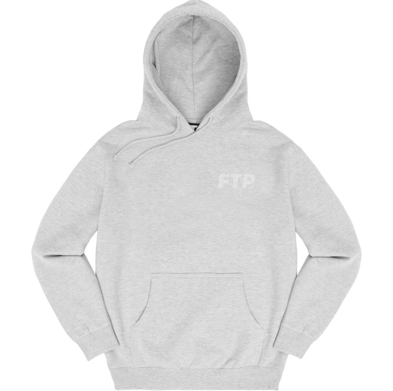 Fuck The Population Rhinestone Logo Pullover (Heather Gray) Size US XL / EU 56 / 4 - 1 Thumbnail