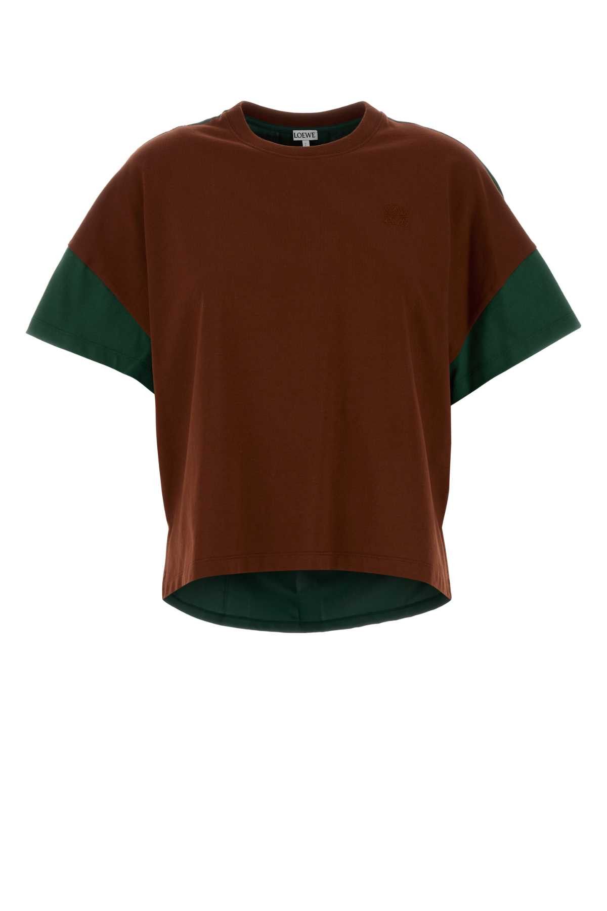 Loewe Multicolor Cotton And Silk T-Shirt Size S / US 4 / IT 40 - 1 Thumbnail