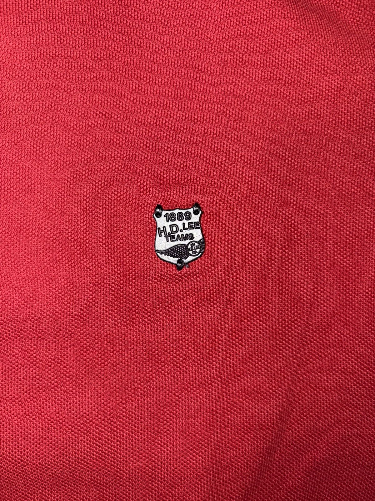 Lee Lee 1889 Heritage Long Sleeve Piqué Polo - Men's XL Deep Red Size US S / EU 44-46 / 1 - 7 Thumbnail