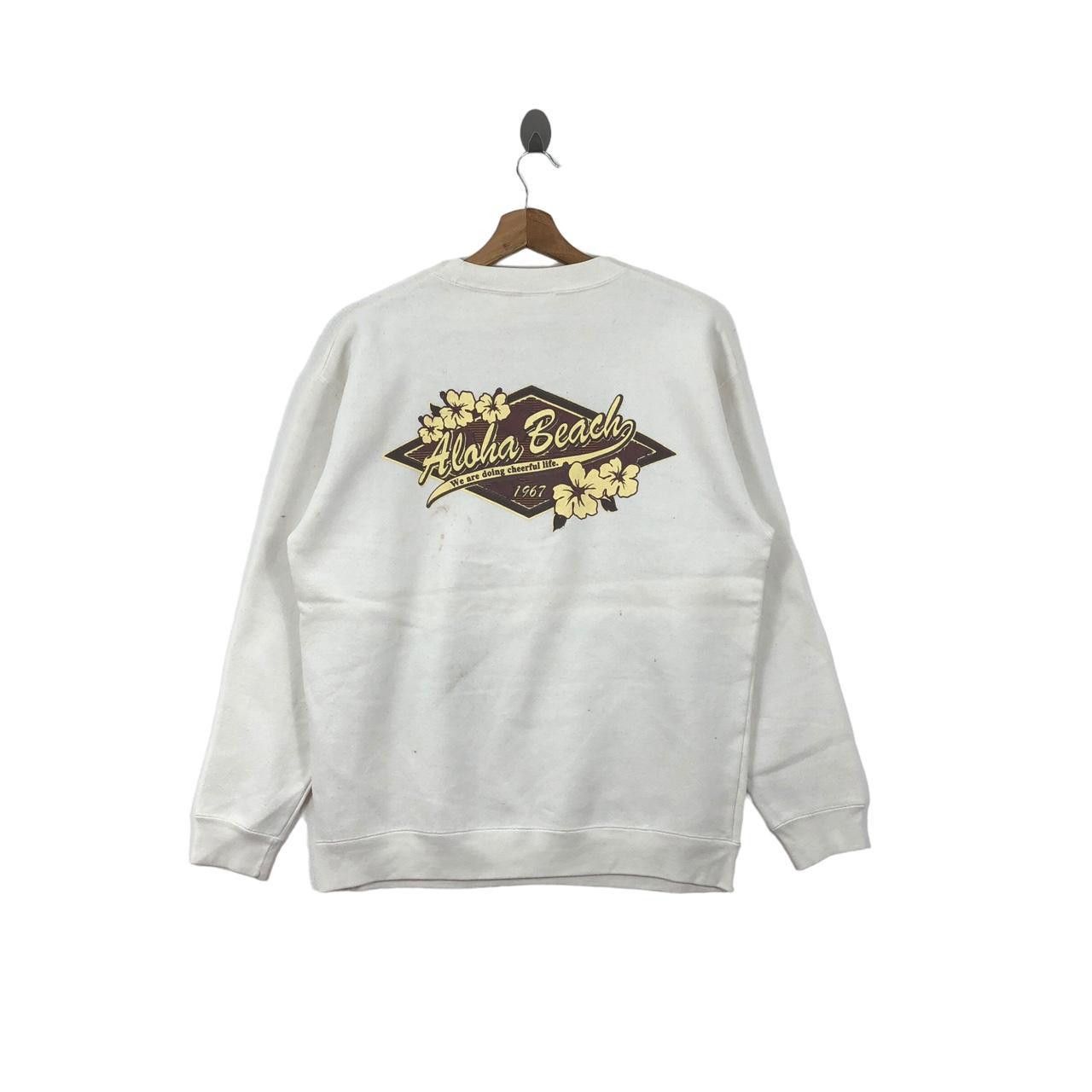 Vintage Vintage ALOHA BEACH SURF Hawaii Surfand Street Sweatshirt Size L / US 10 / IT 46 - 1 Thumbnail