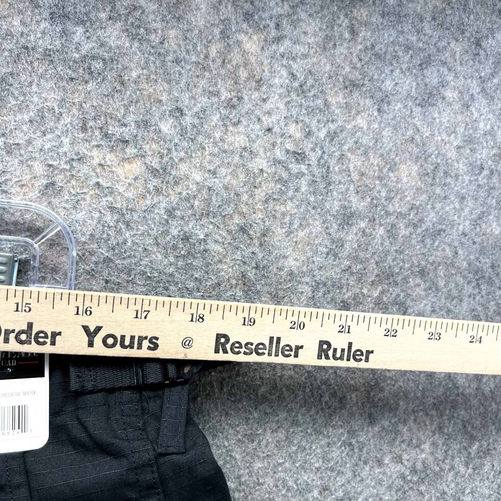 Vintage Tact Squad Pants Men Medium Cargo Police Combat Ripstop Polyester Black NEW Size US 31 - 7 Thumbnail