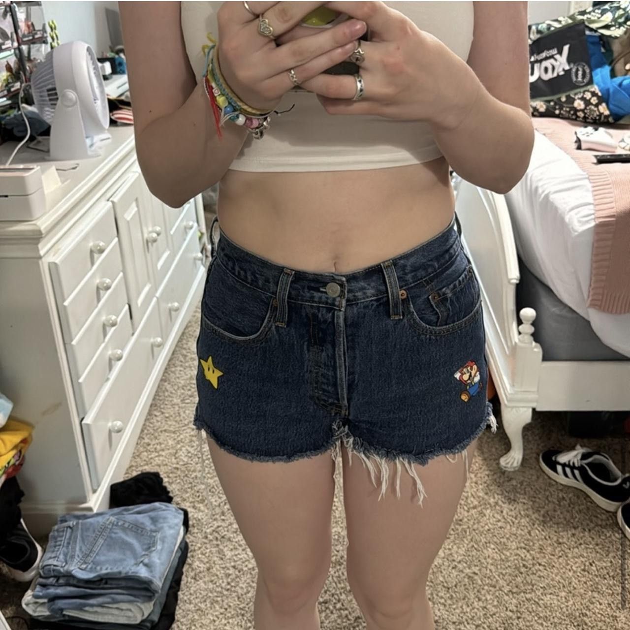 Levi's Super Mario x Levi’s 501 Shorts Size 26" / US 2 / IT 38 - 7 Thumbnail