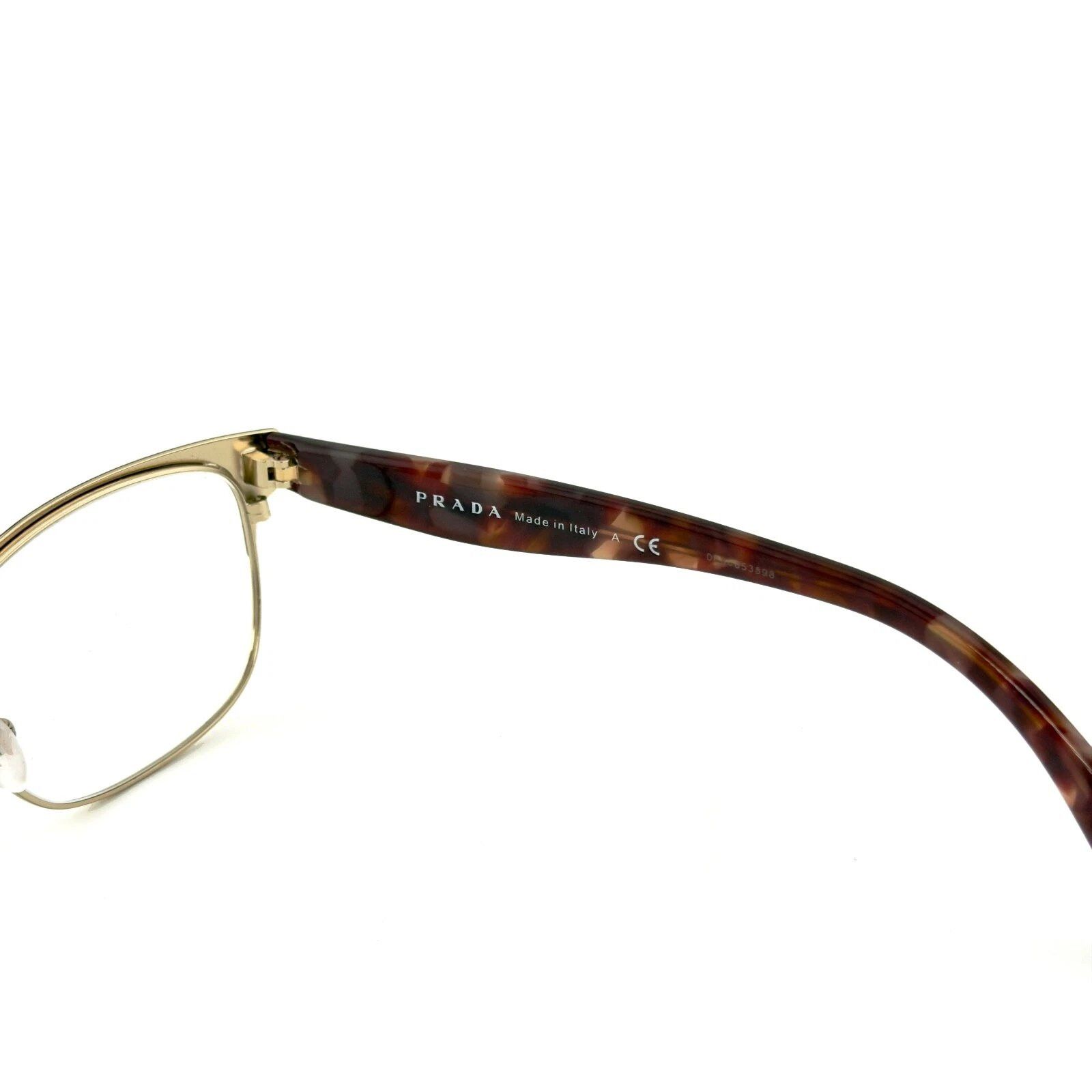 Prada PRADA Journal 65R PR65RV Brown Eyeglasses Optical Frame Size ONE SIZE - 7 Thumbnail