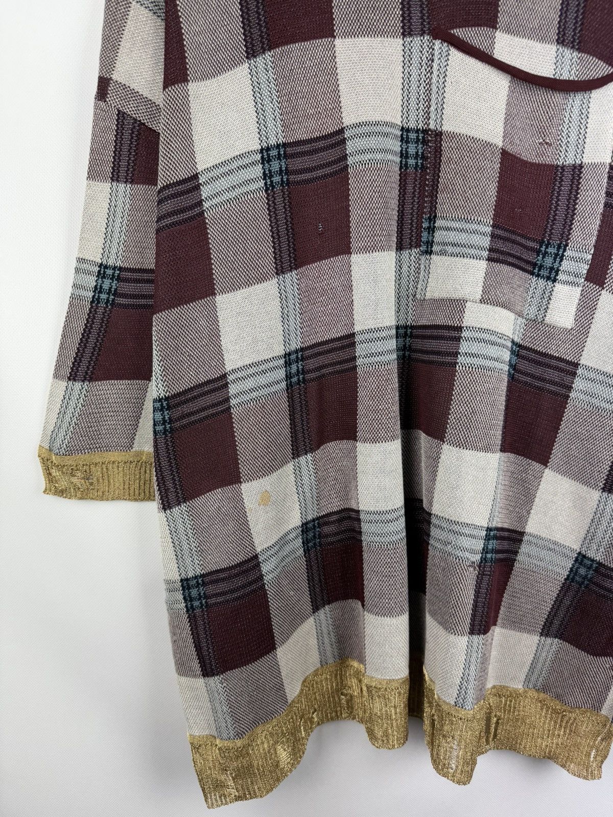 Acne Studios Acne Studios Beah Check SS17 Ladies Oversized Sweater Dress Size XS / US 0-2 / IT 36-38 - 8 Thumbnail