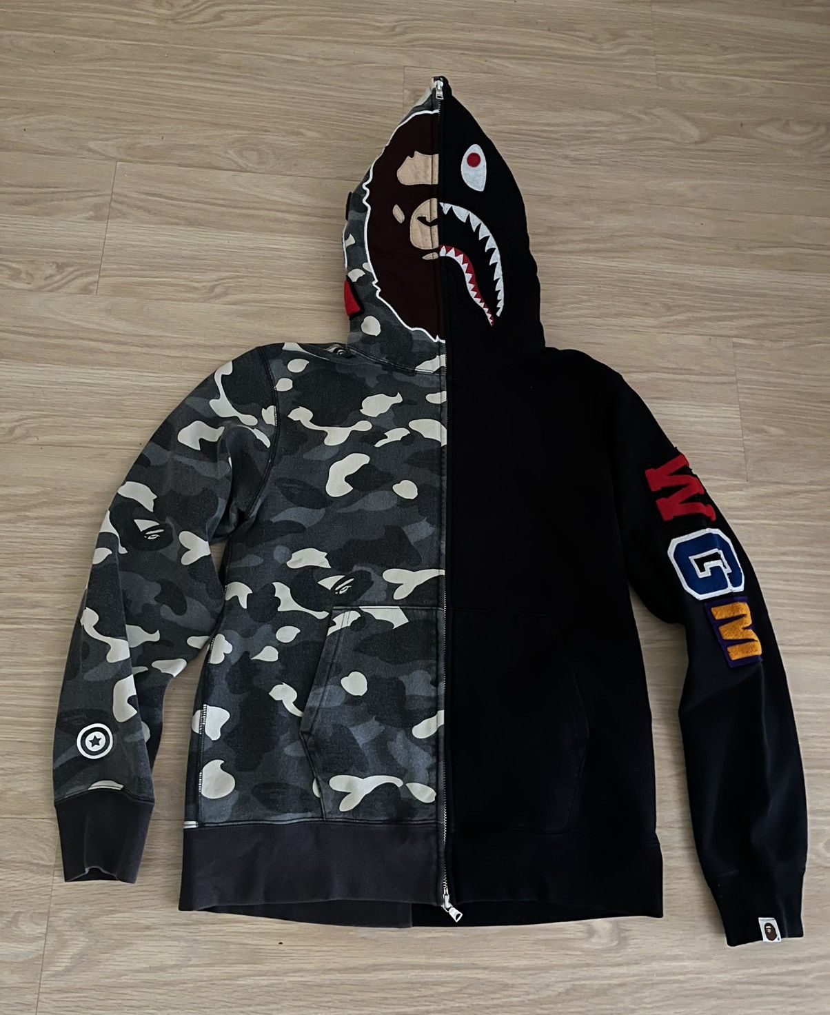 Bape bape hoodie full zip Size US L / EU 52-54 / 3 - 1 Thumbnail