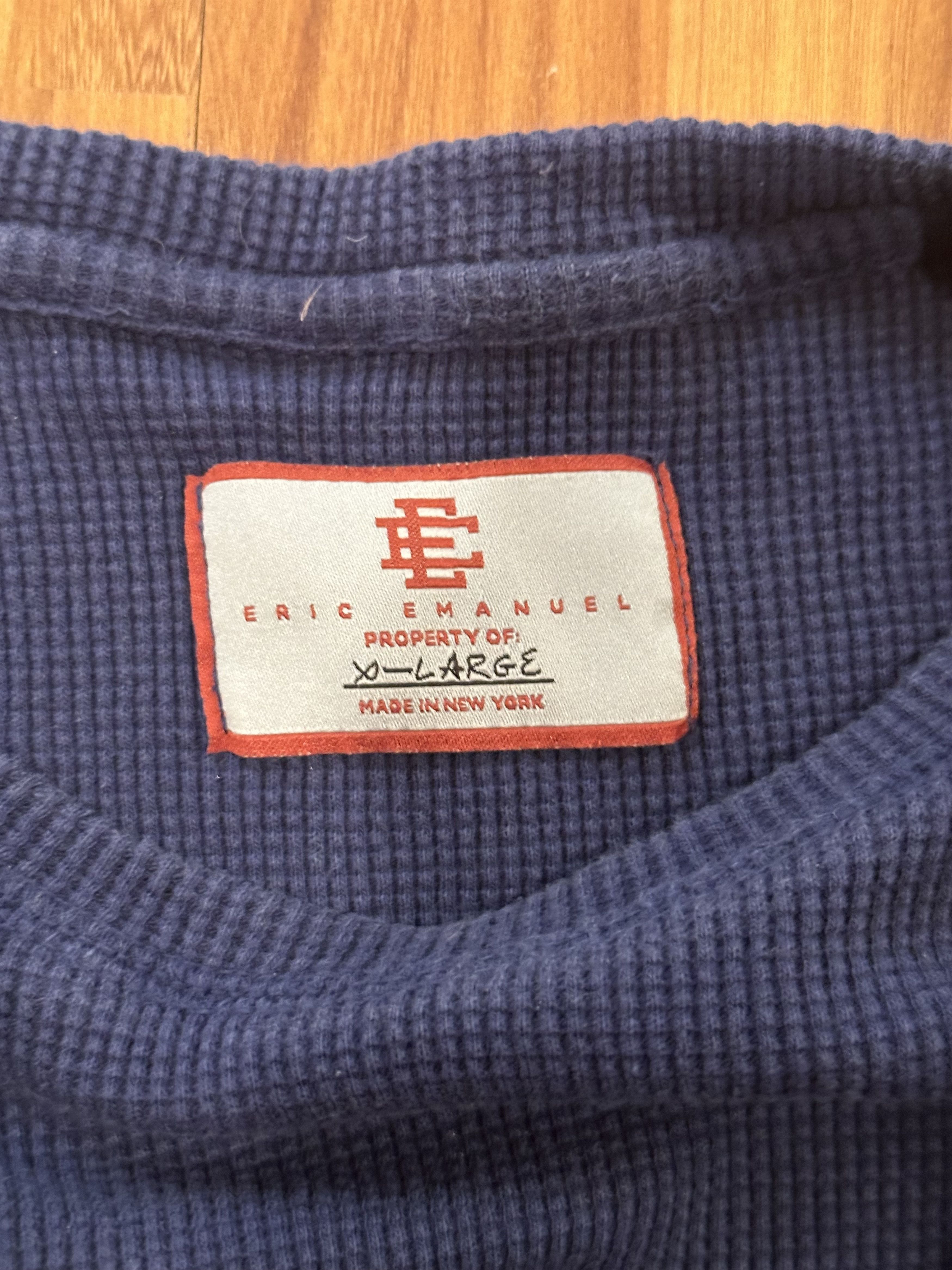 Eric Emanuel Eric Emanuel ~ Navy w orange EE Thermal Long Sleeve XL Size US XL / EU 56 / 4 - 2 Thumbnail