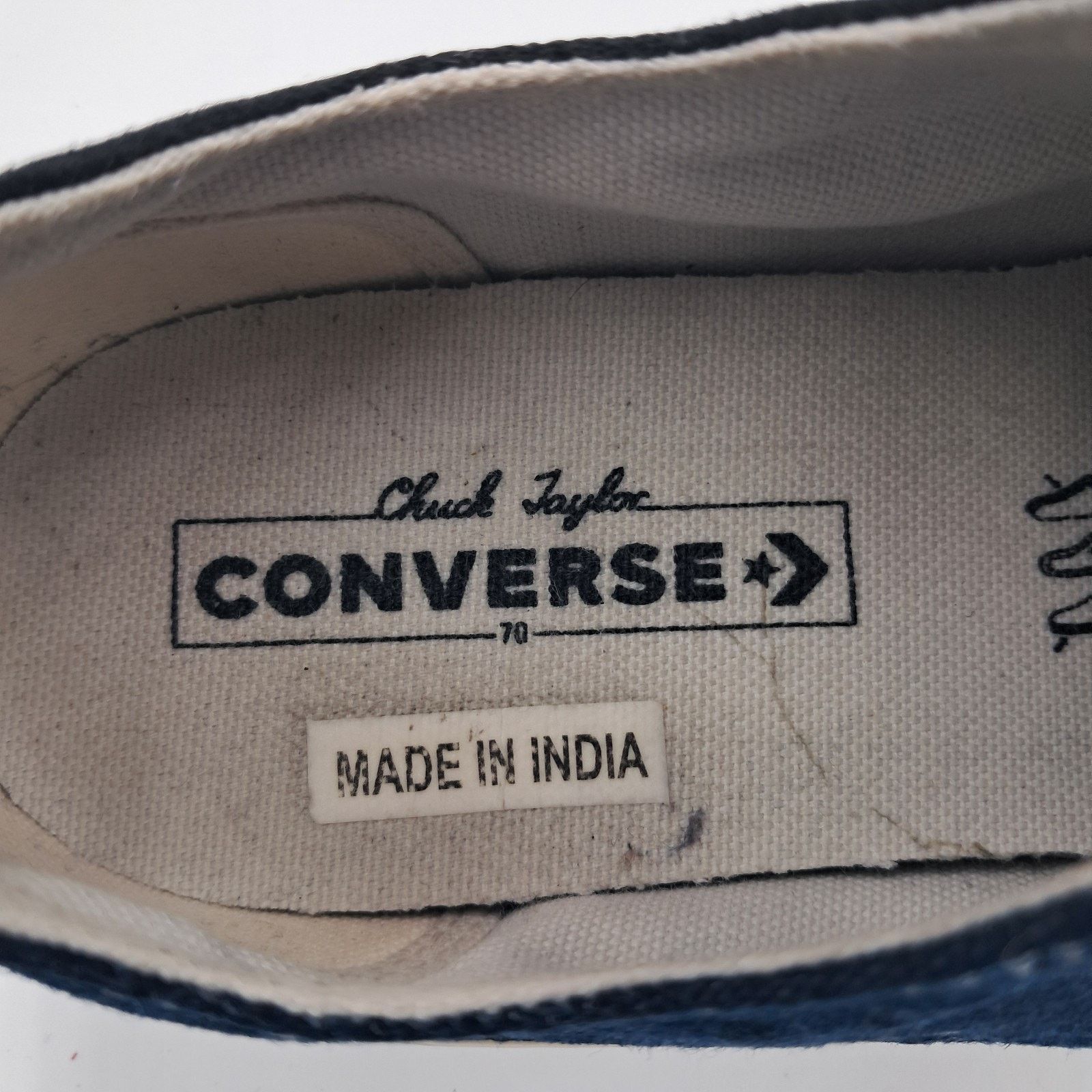 Converse Size 9.5 - Converse Chuck Taylor All Star 70 Ox Renew Denim Size US 9.5 / EU 42-43 - 7 Thumbnail