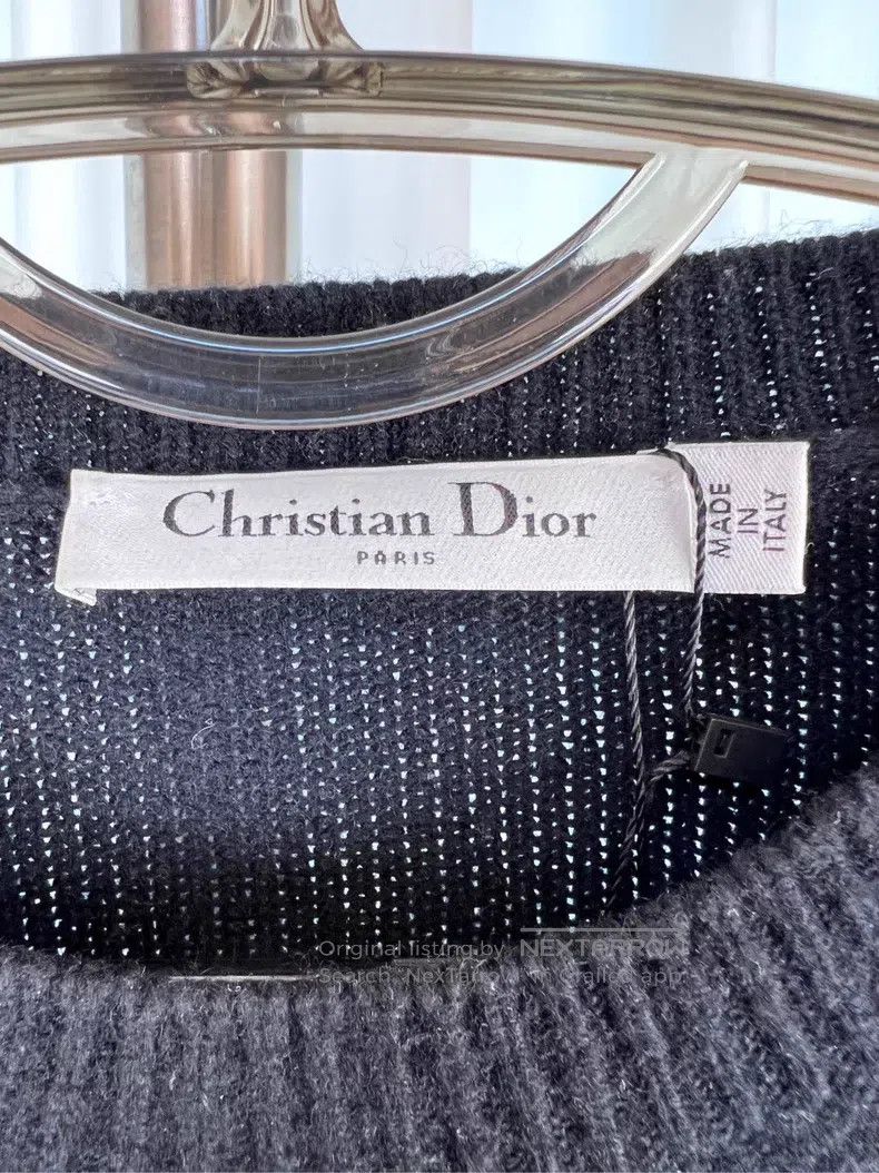 Dior Dior Black cashmere 8-character sweater Size XS / US 0-2 / IT 36-38 - 3 Thumbnail