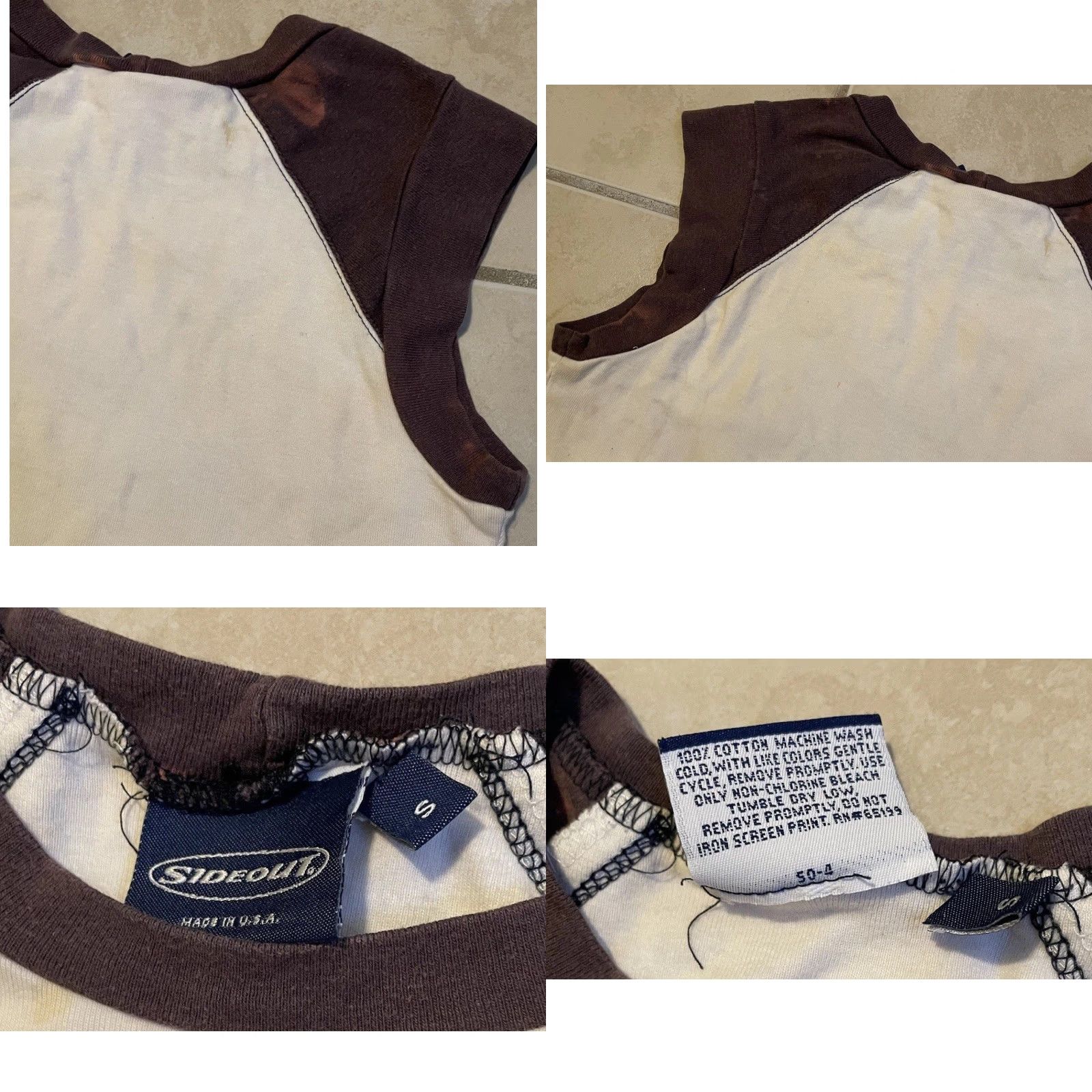 Quiksilver VINTAGE Sideout Shirt S Beach Surf Skate Grunge 90s Y2K White Sleeveless Size S / US 4 / IT 40 - 9 Thumbnail