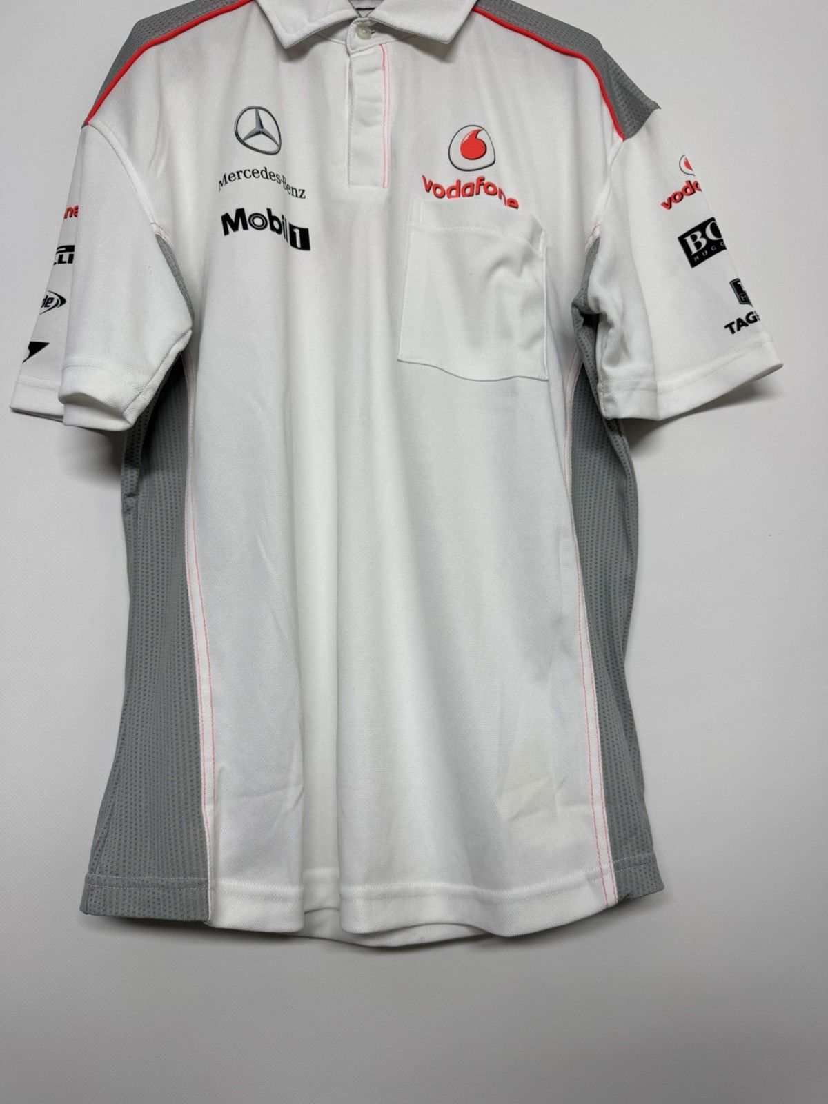 Mercedes-Benz Vintage Y2k Mercedes Benz Vodafon Racing Jersey T-Shirt 90’s Size US L / EU 52-54 / 3 - 9 Thumbnail