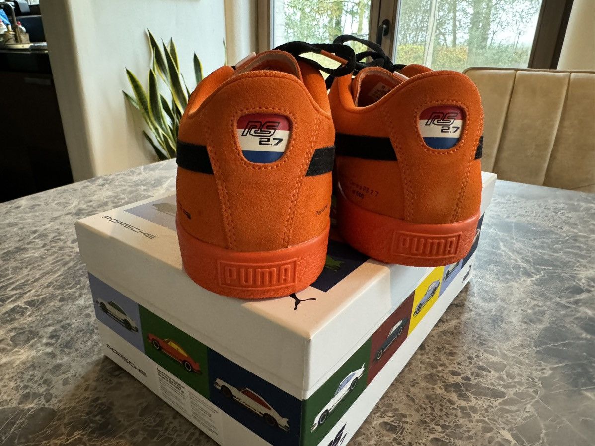 Porsche Design × Puma Puma Suede 2.7 RS Porsche 50th Anniversary Ben Pon Orange Size US 12 / EU 45 - 7 Thumbnail