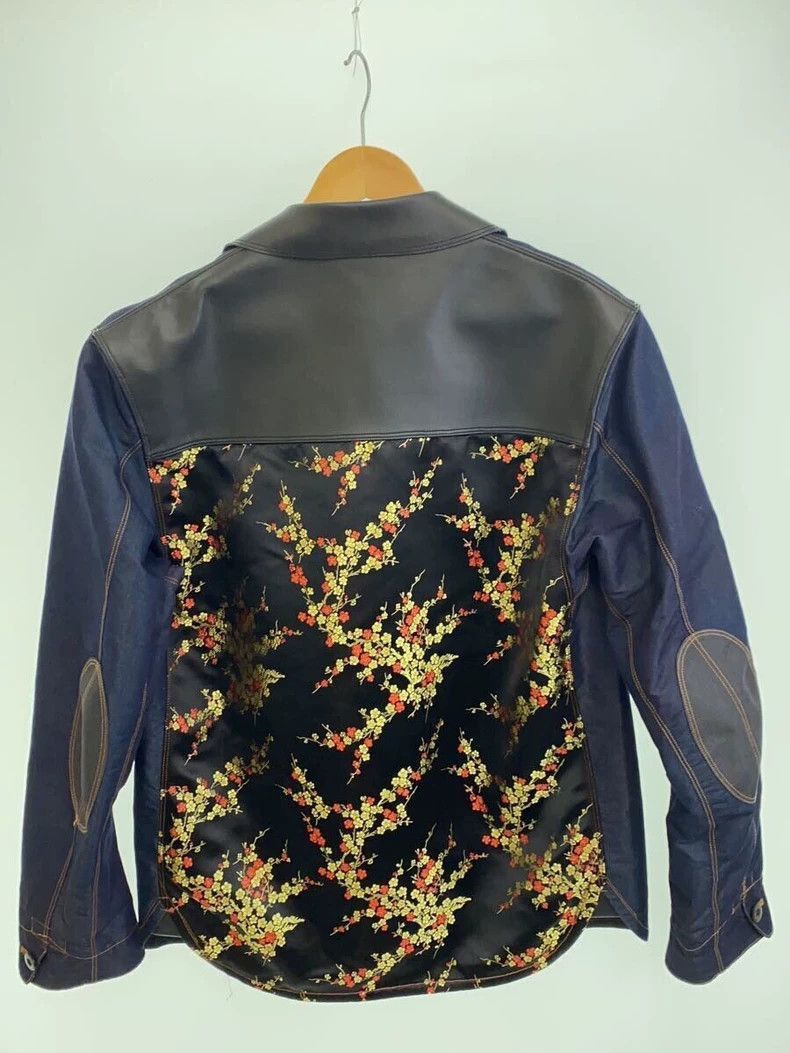 Junya Watanabe JUNYA WATANABE Denim Jacket with Leather Size US L / EU 52-54 / 3 - 2 Thumbnail
