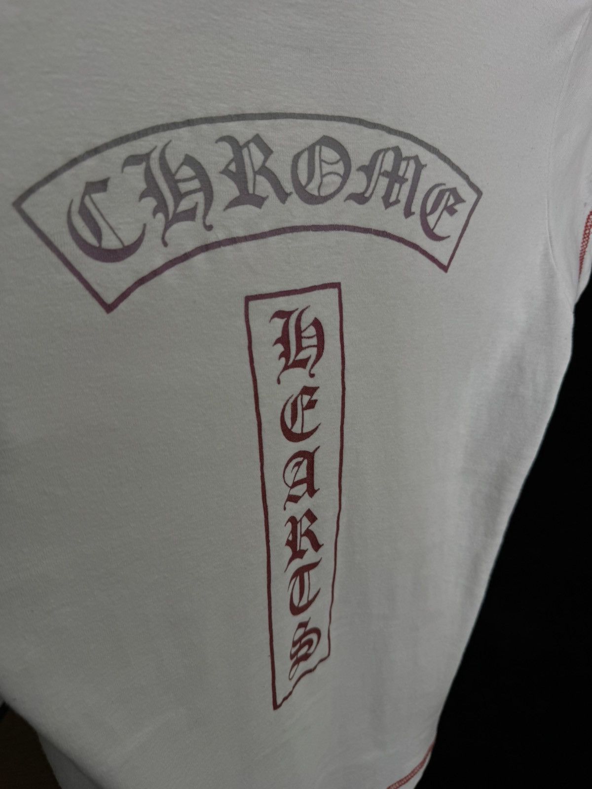 Chrome Hearts Inverted rare chrome hearts tee shirt vintage Size L / US 10 / IT 46 - 3 Thumbnail