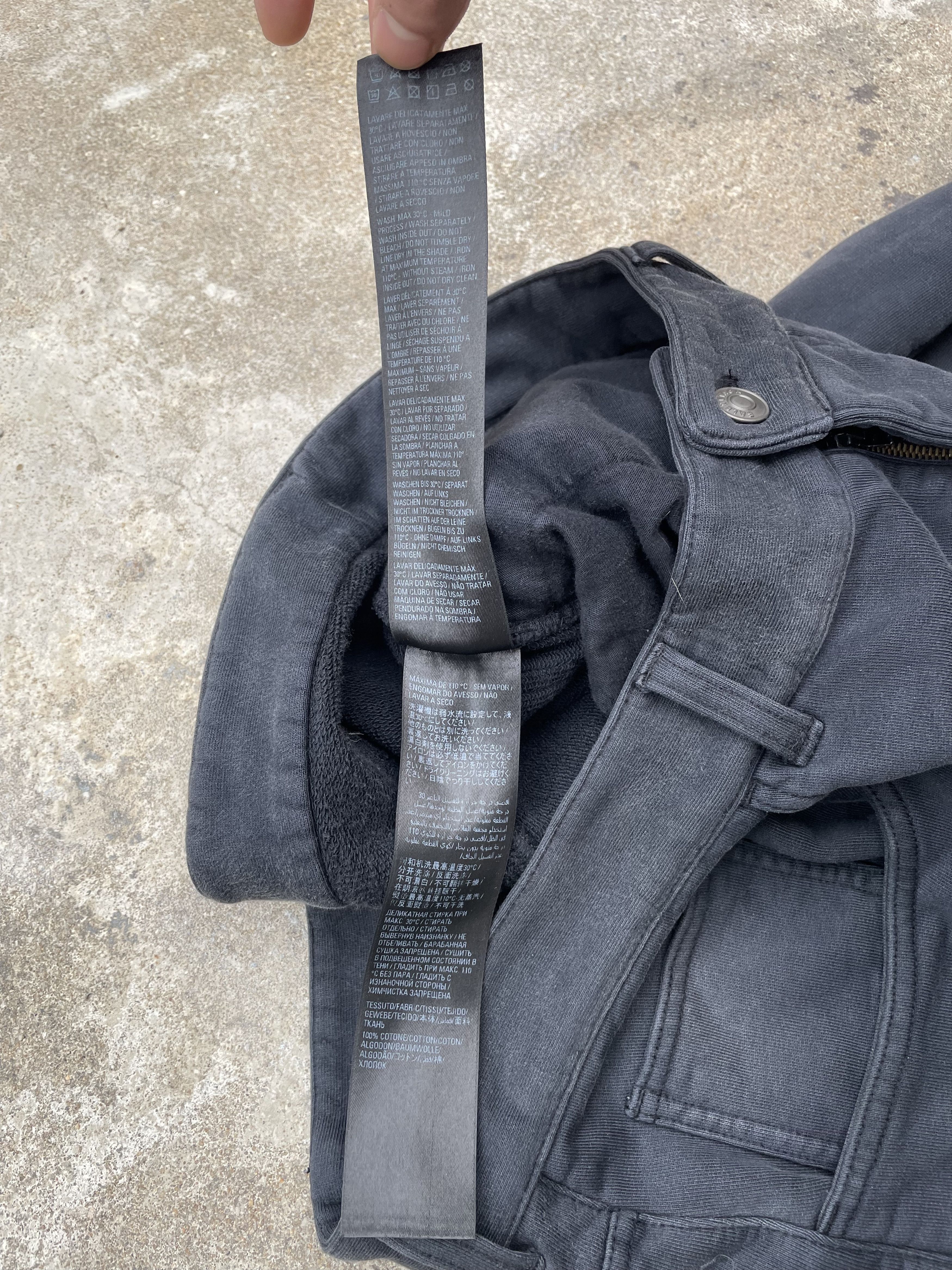 Balenciaga FW22 Trompe-l'œil Denim Print Sweatpants Size US 32 / EU 48 - 11 Thumbnail