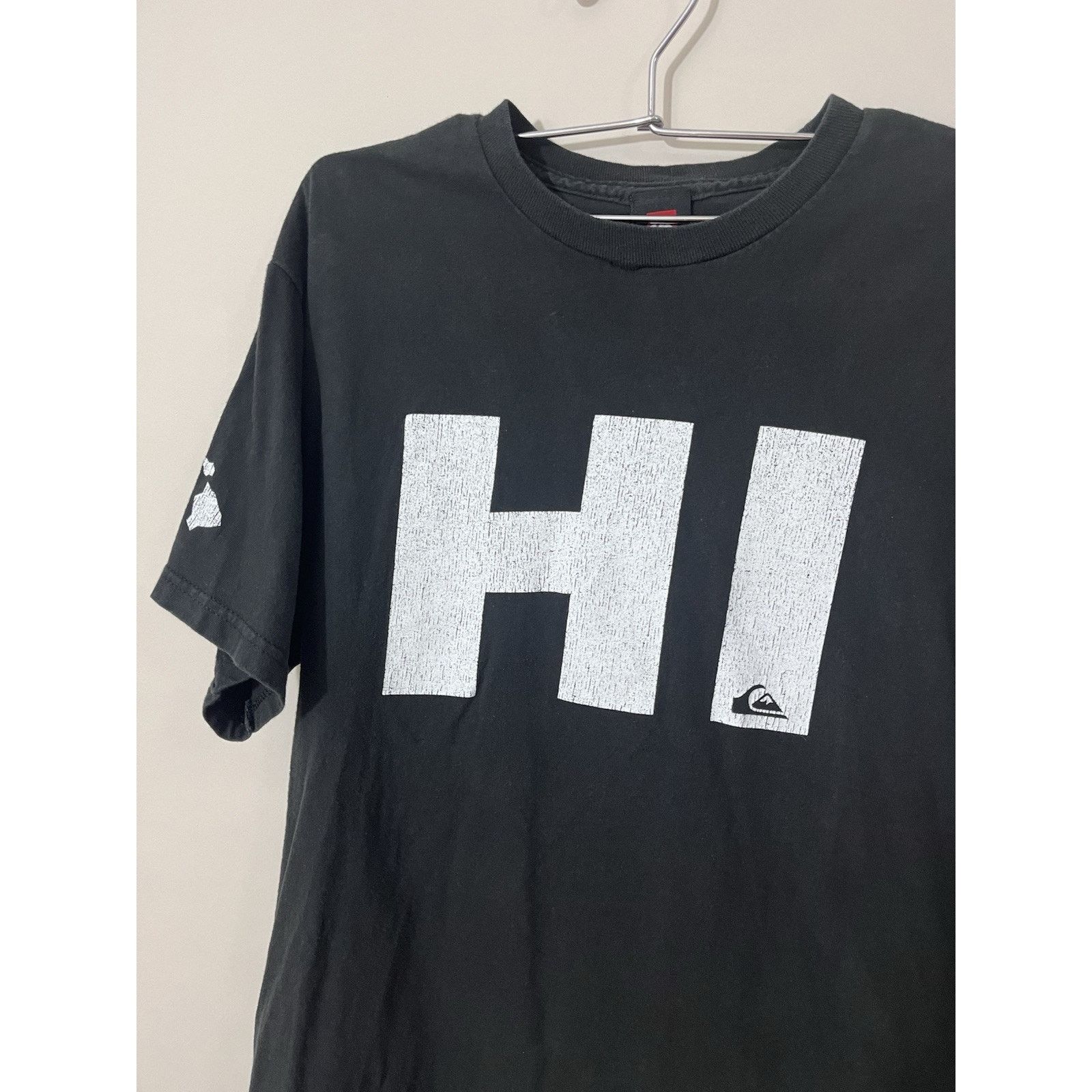 Quiksilver Vintage Y2K Quiksilver Black Short Sleeve Hawaii “HI” Tee M Size US M / EU 48-50 / 2 - 2 Thumbnail