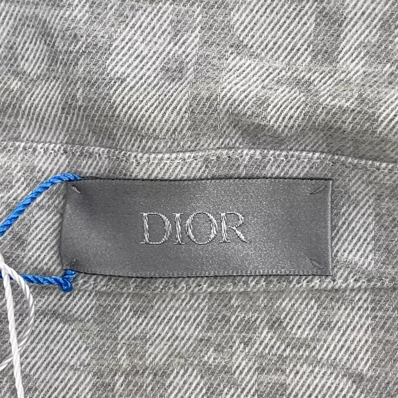 Dior Dior Size 38 Gray logo old flower full print cotton lapel s Size US XXS / EU 40 - 5 Thumbnail