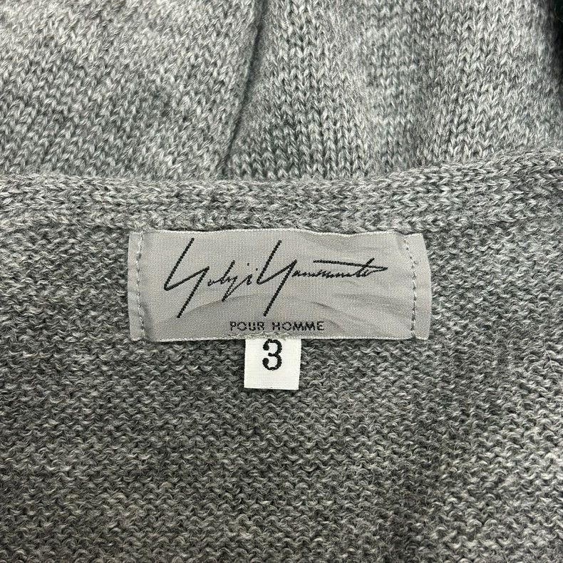 Yohji Yamamoto Yohji Yamamoto Yohji Yamamoto Zipper Knit Sweater with Gre Size US L / EU 52-54 / 3 - 5 Thumbnail