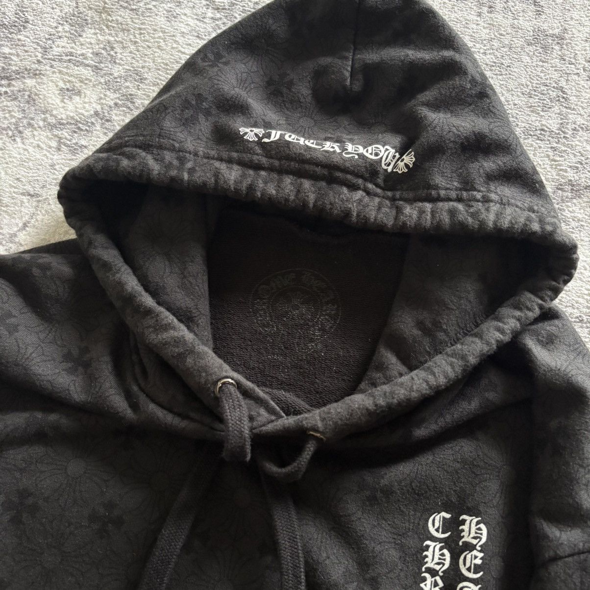 Chrome Hearts Chrome Hearts Fuck You Vertical Logo Monogram Hoodie | L Size US L / EU 52-54 / 3 - 6 Thumbnail