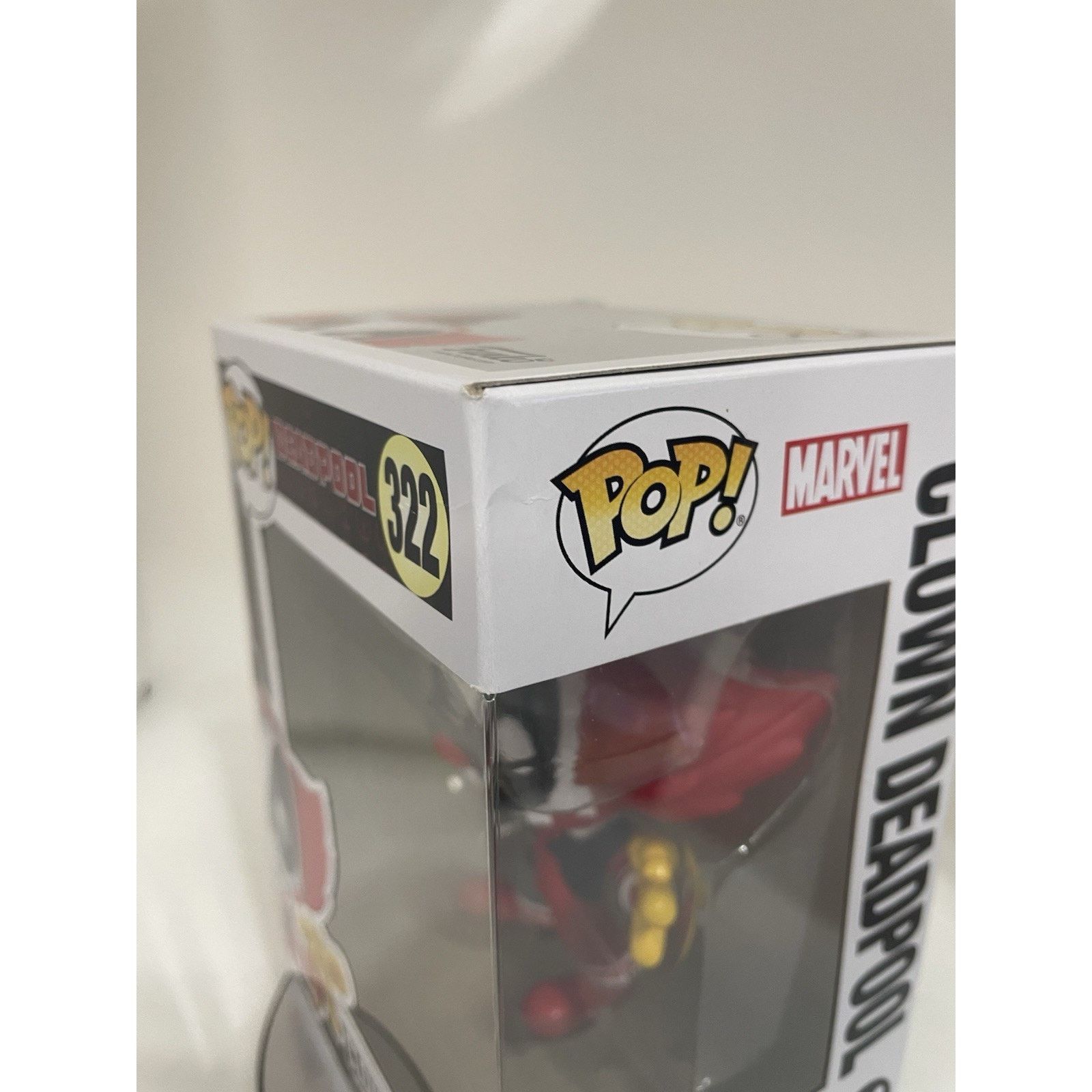 Marvel Comics Funko Pop! Vinyl: Marvel - Clown Deadpool #322 Damaged Size ONE SIZE - 4 Thumbnail