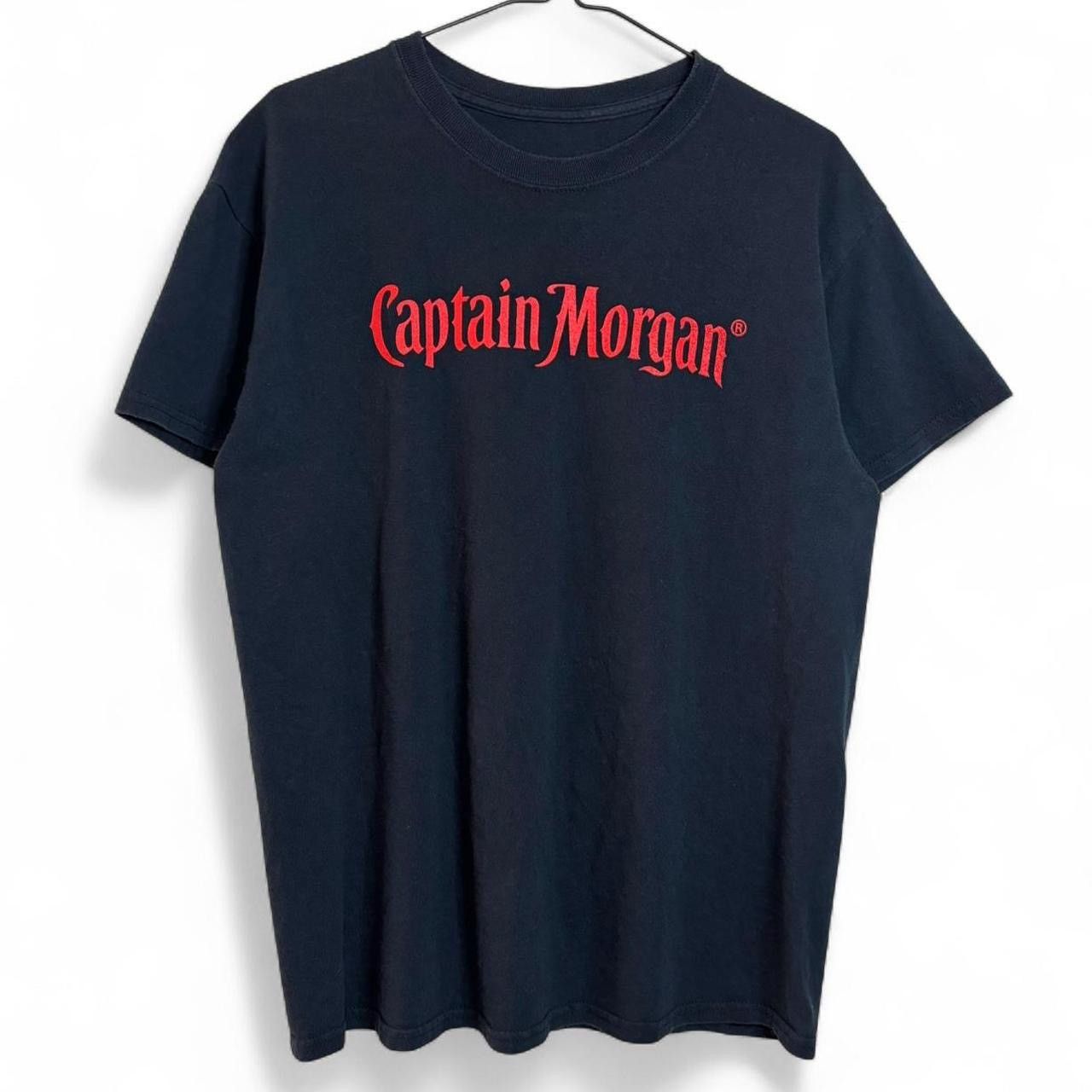 Other Vintage Style Captain Morgan Black Blue Graphic Tee Size US M / EU 48-50 / 2 - 1 Thumbnail