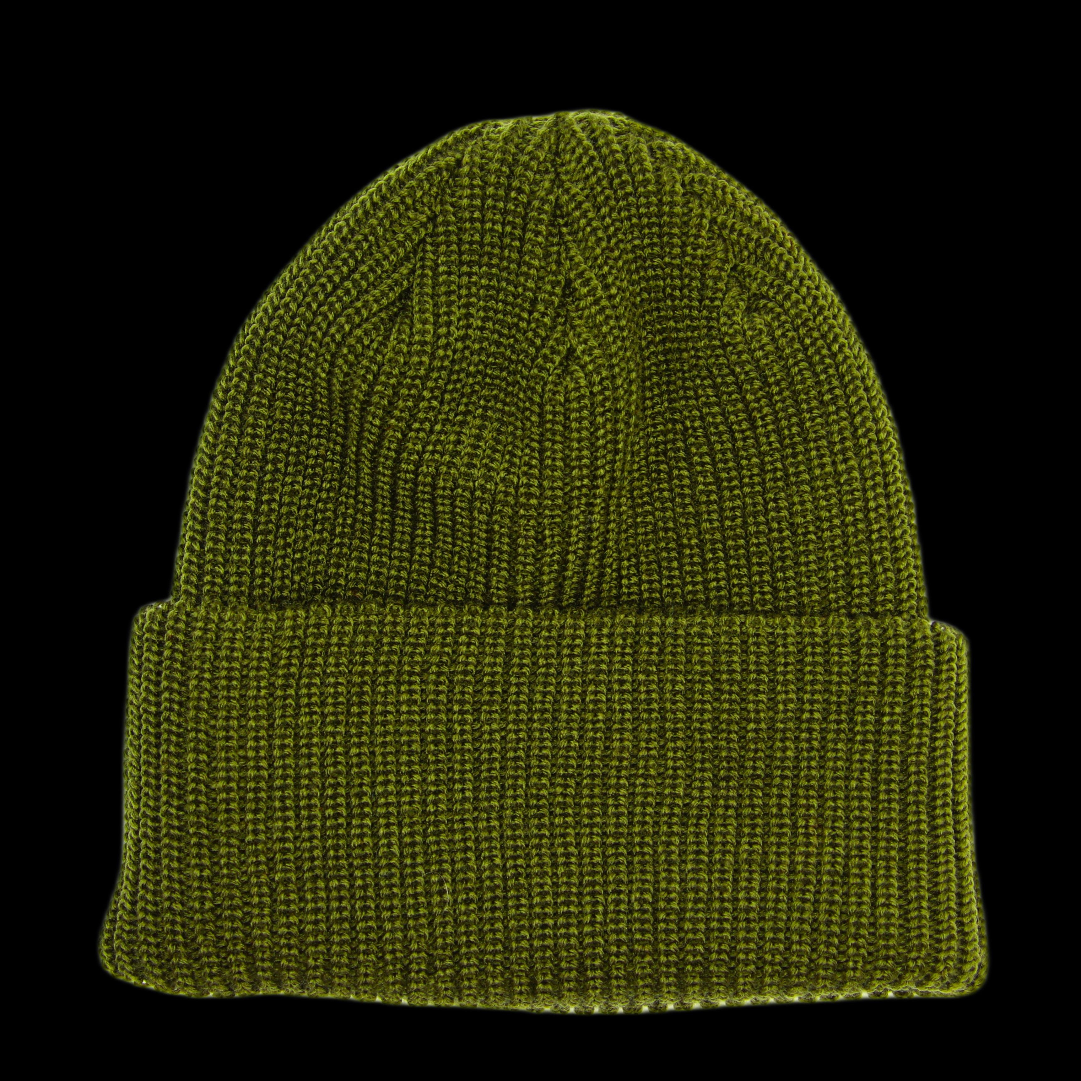 Other Blank 50% Merino Wool Beanie Khaki Size ONE SIZE - 1 Thumbnail